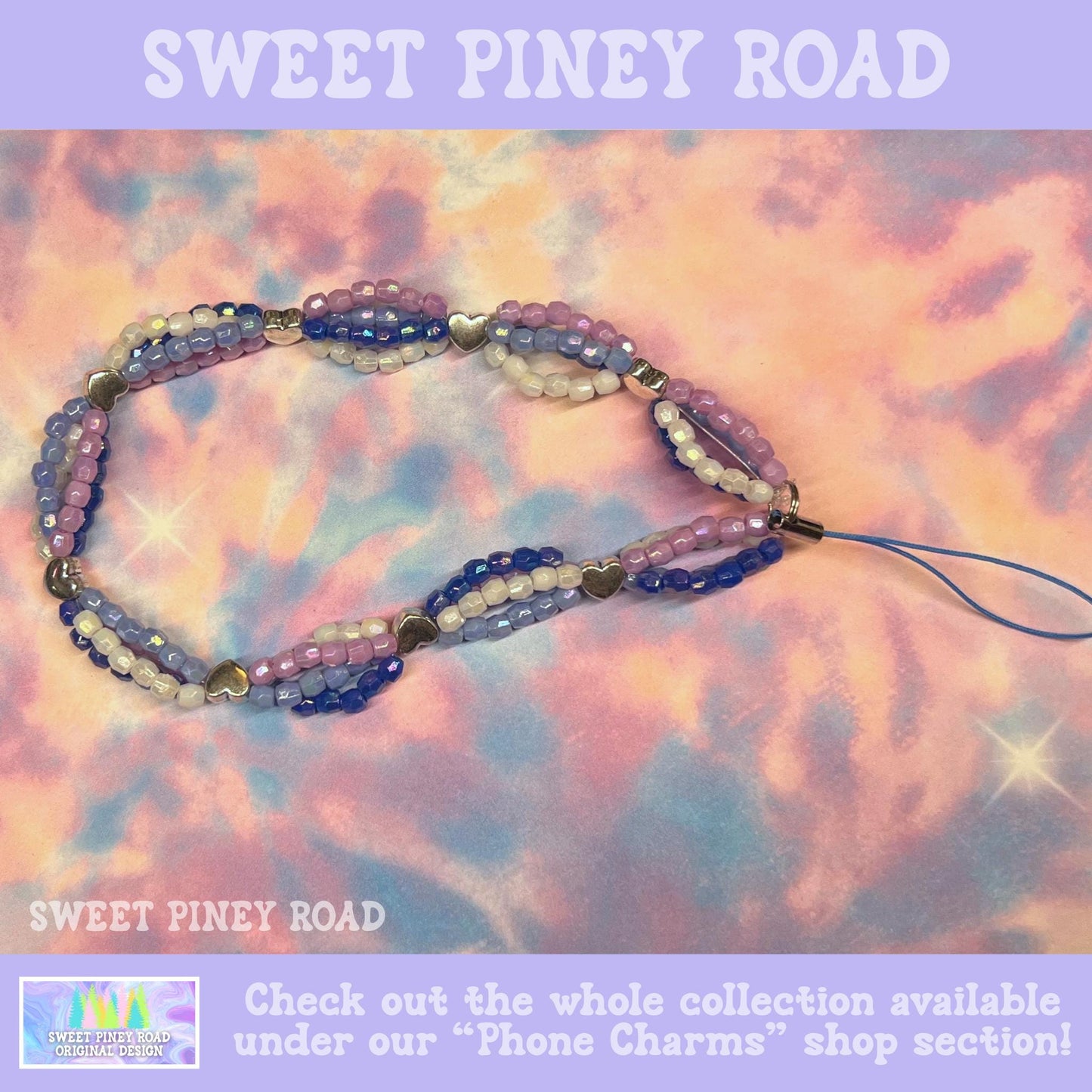 Phone Strap Triple Beads, Universal Fit Wrist, Adorable Charm Beads, Hands-Free Wristlet Grip, Cute Y2K Vibes Straps Gift, Cell Lanyard