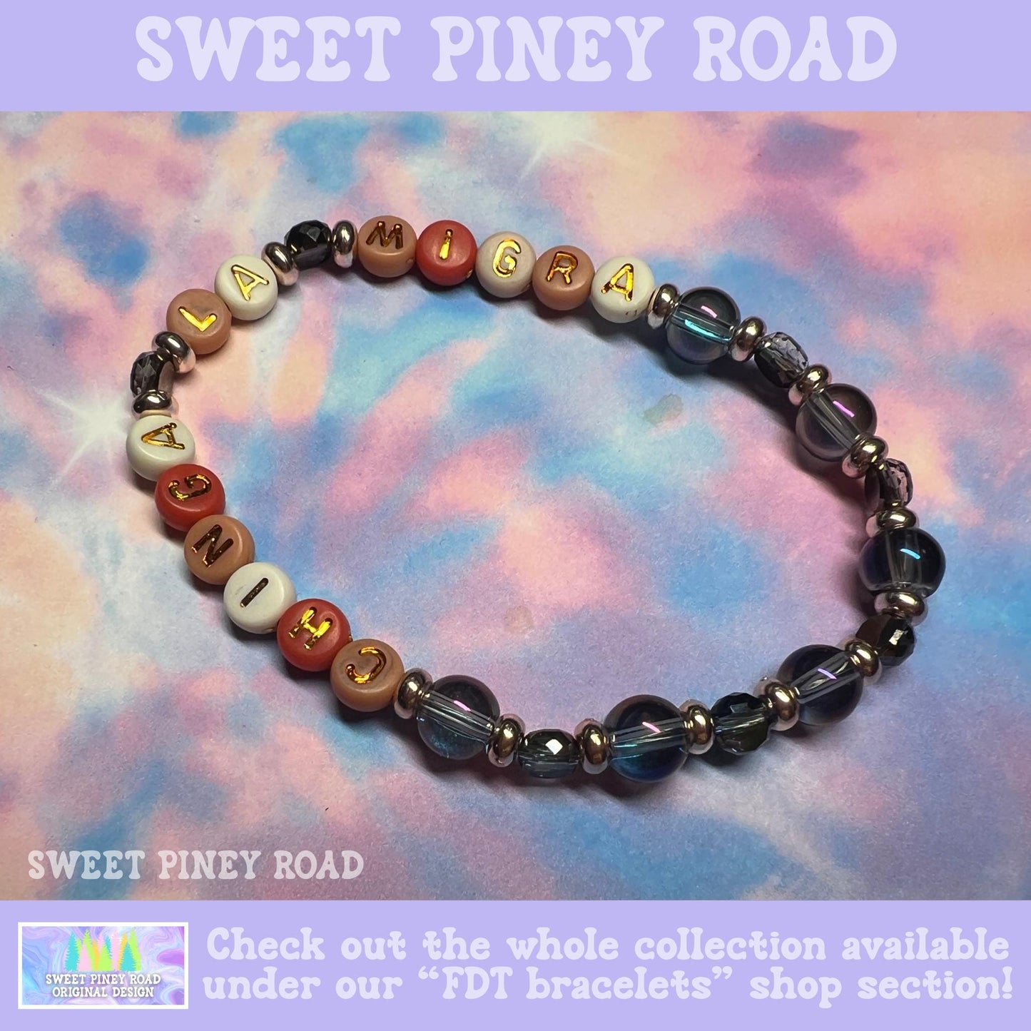 Chinga La Migra Bracelet, Abolish ICE Accessory, Immigrant Human Rights Gift, F ICE Accessories Cute, Protest Activist Beaded Bracelet Gifts