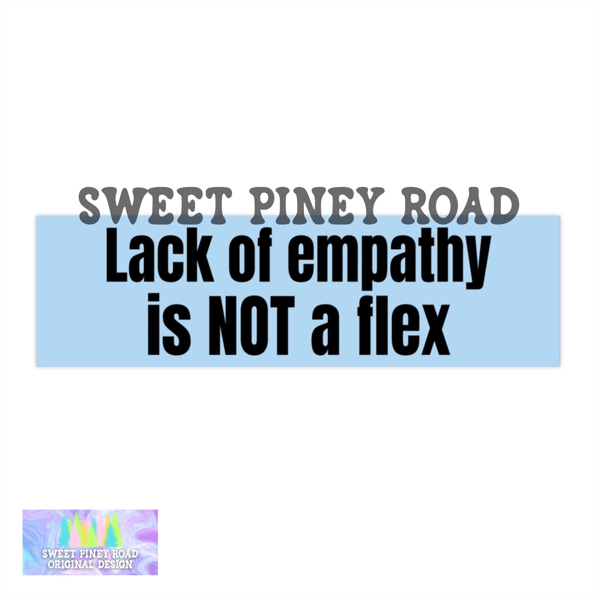 Lack Of Empathy Is Not A Flex Car Magnet, Anti Trump Bumper Sticker, Democrat Car Decal Gift For Leftist, Anti MAGA Eat The Rich FDT Protest