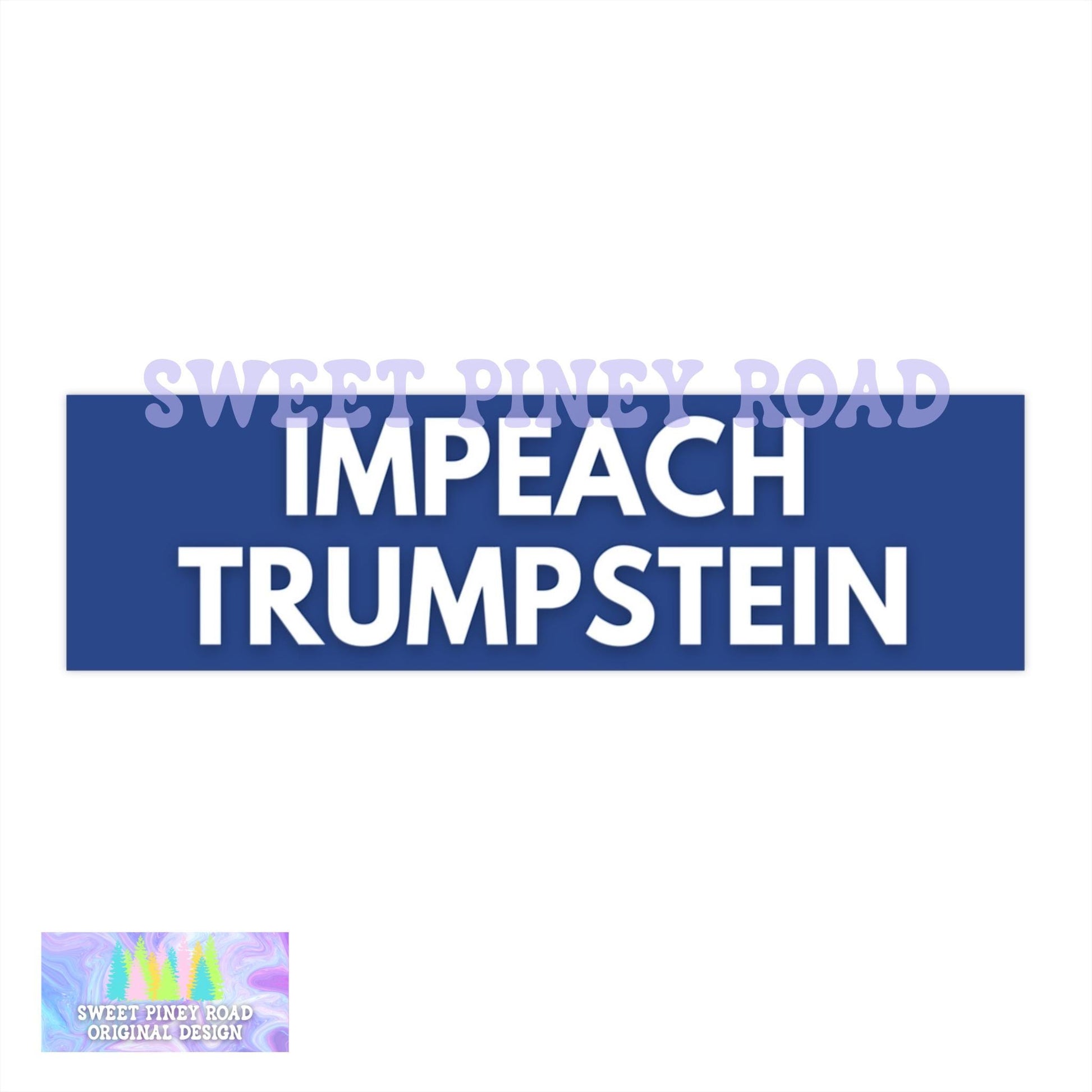 Impeach Trumpstein Car Magnet, Funny Trump Epstein Bumper Sticker, Epstein Files Protest Decal, Anti Trump Gifts, Gift For Democrat Blue