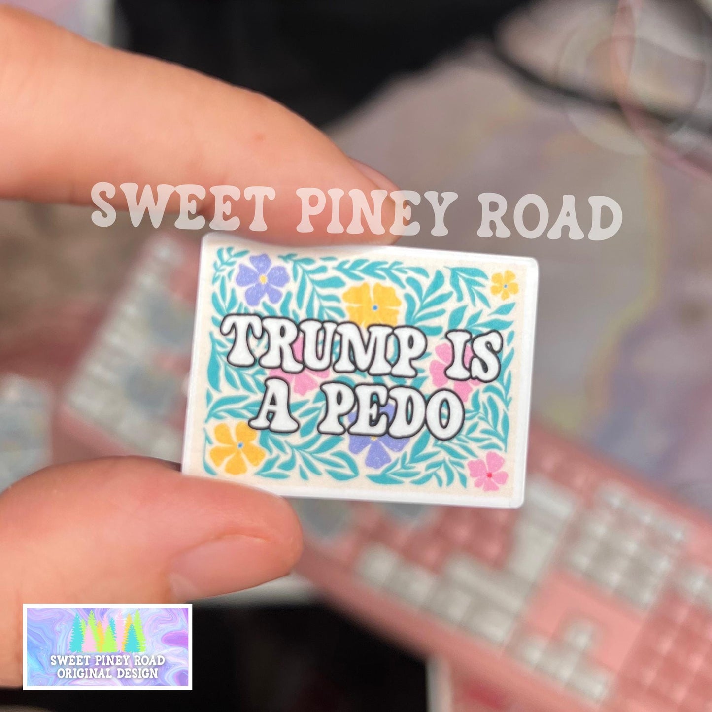 Trump Is A Pedo Sticker Pack 30/60/100 pc Glossy! Funny Anti Trump Stickers, Release The Epstein Files, Anti-ICE Custom Political Sticker