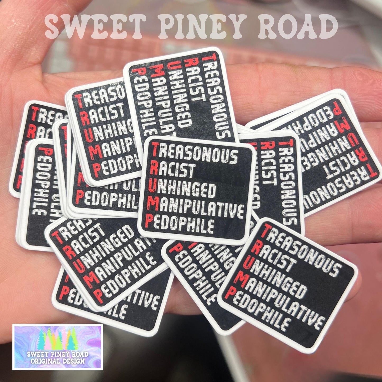 Republicans Are Pedo Protectors Sticker Pack 30/60/100 pc STICKERS Glossy! Funny Anti-Trump Epstein Stickers, Anti-ICE Custom Rally Protest
