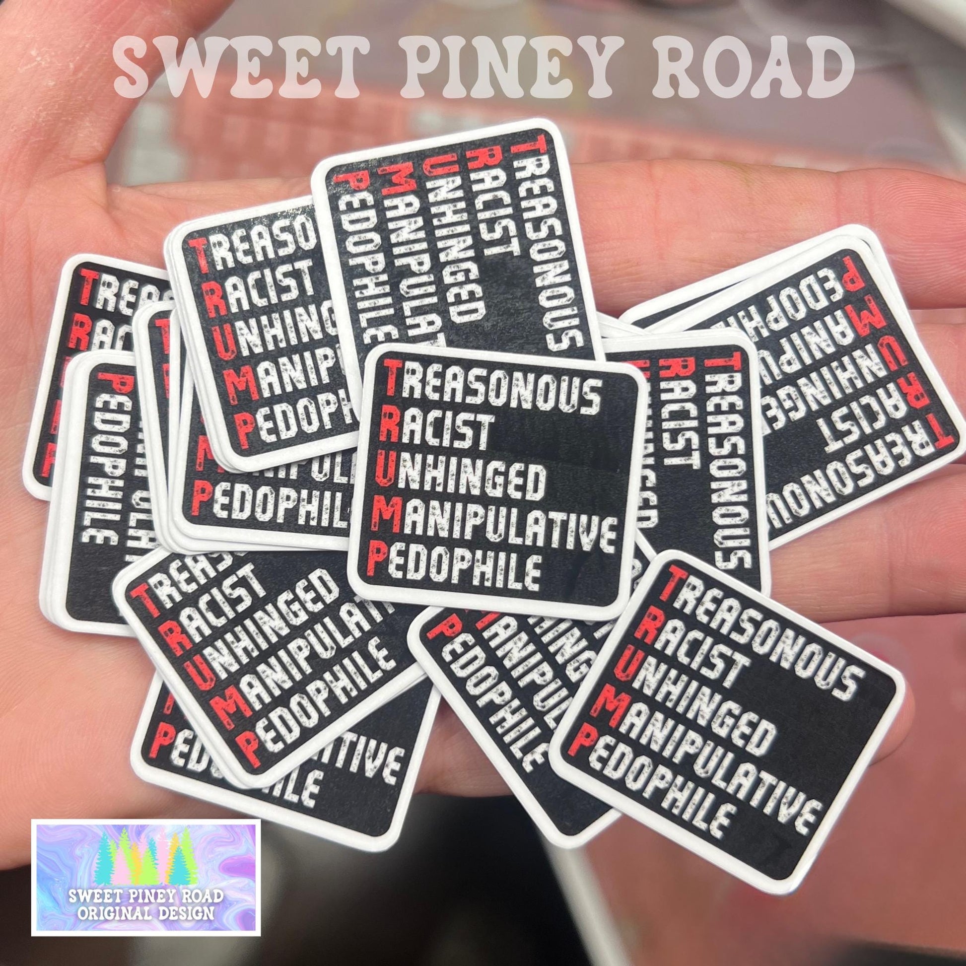 Republicans Are Pedo Protectors Sticker Pack 30/60/100 pc STICKERS Glossy! Funny Anti-Trump Epstein Stickers, Anti-ICE Custom Rally Protest