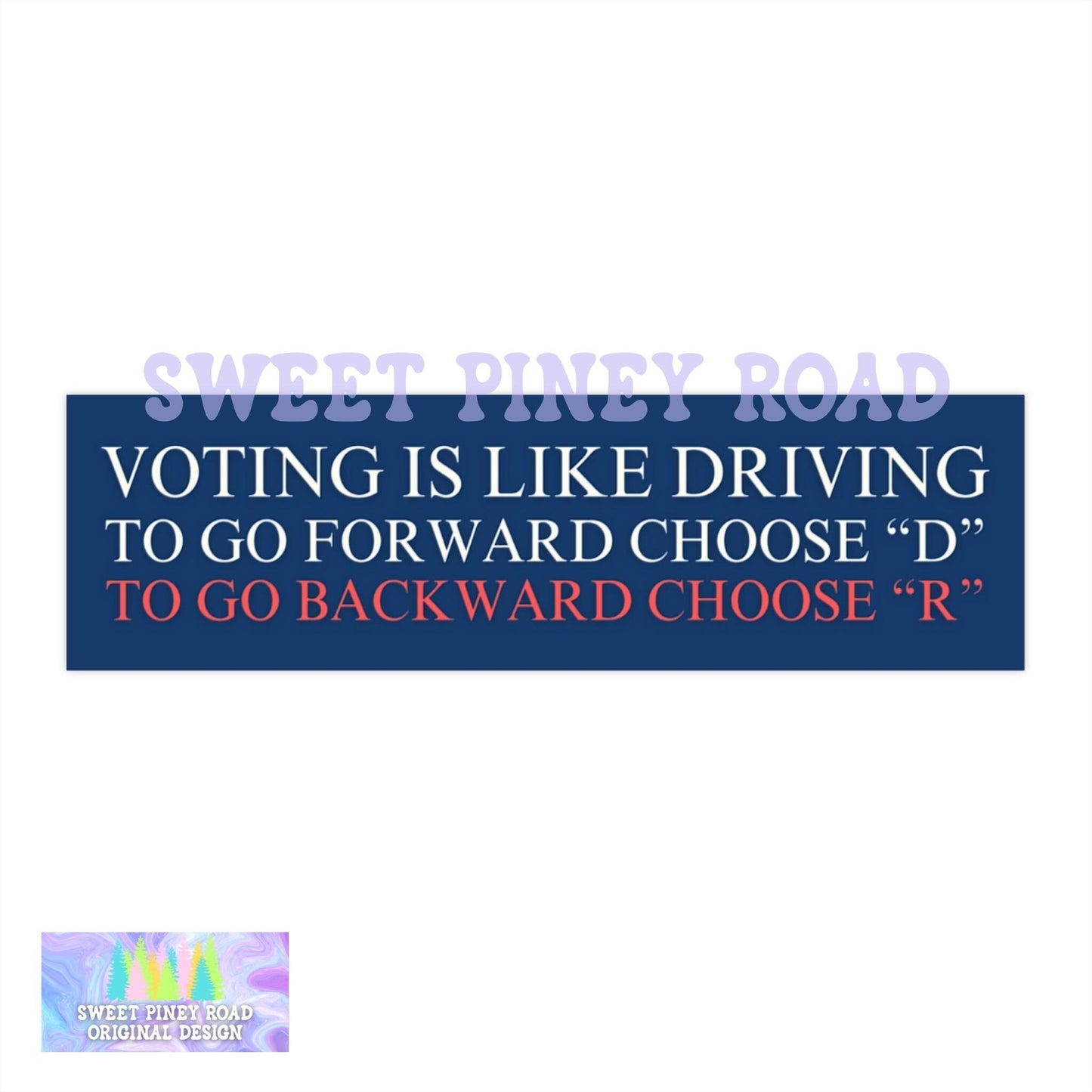 Voting Is Like Driving Car Magnet, Funny Political Bumper Sticker, Anti Trump FDT, Feminist Liberal Gift, Resist The Patriarchy, Abolish ICE