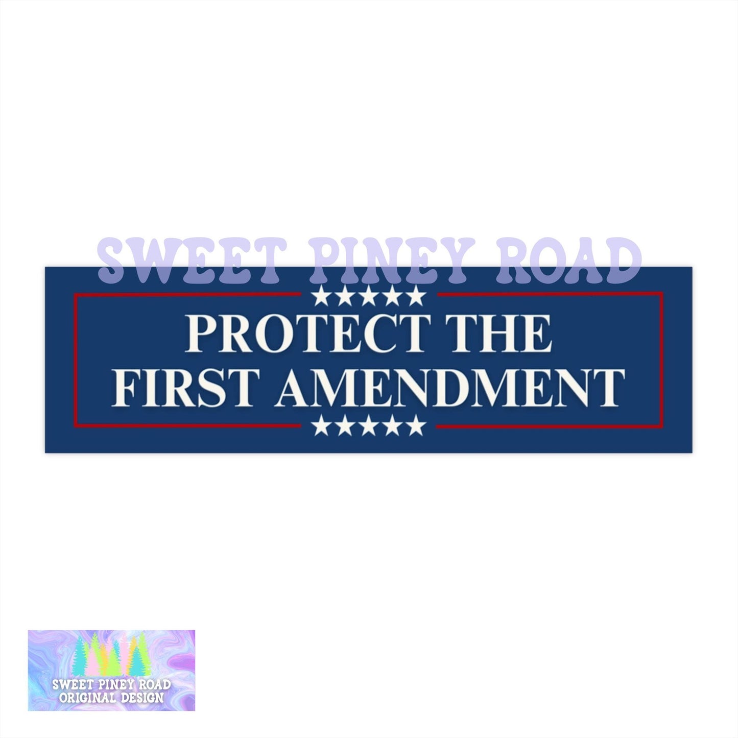 Protect The First Amendment Car Magnet, Defend The Constitution Bumper Sticker, Freedom Of Speech Decal, Fight For American Rights Anti MAGA