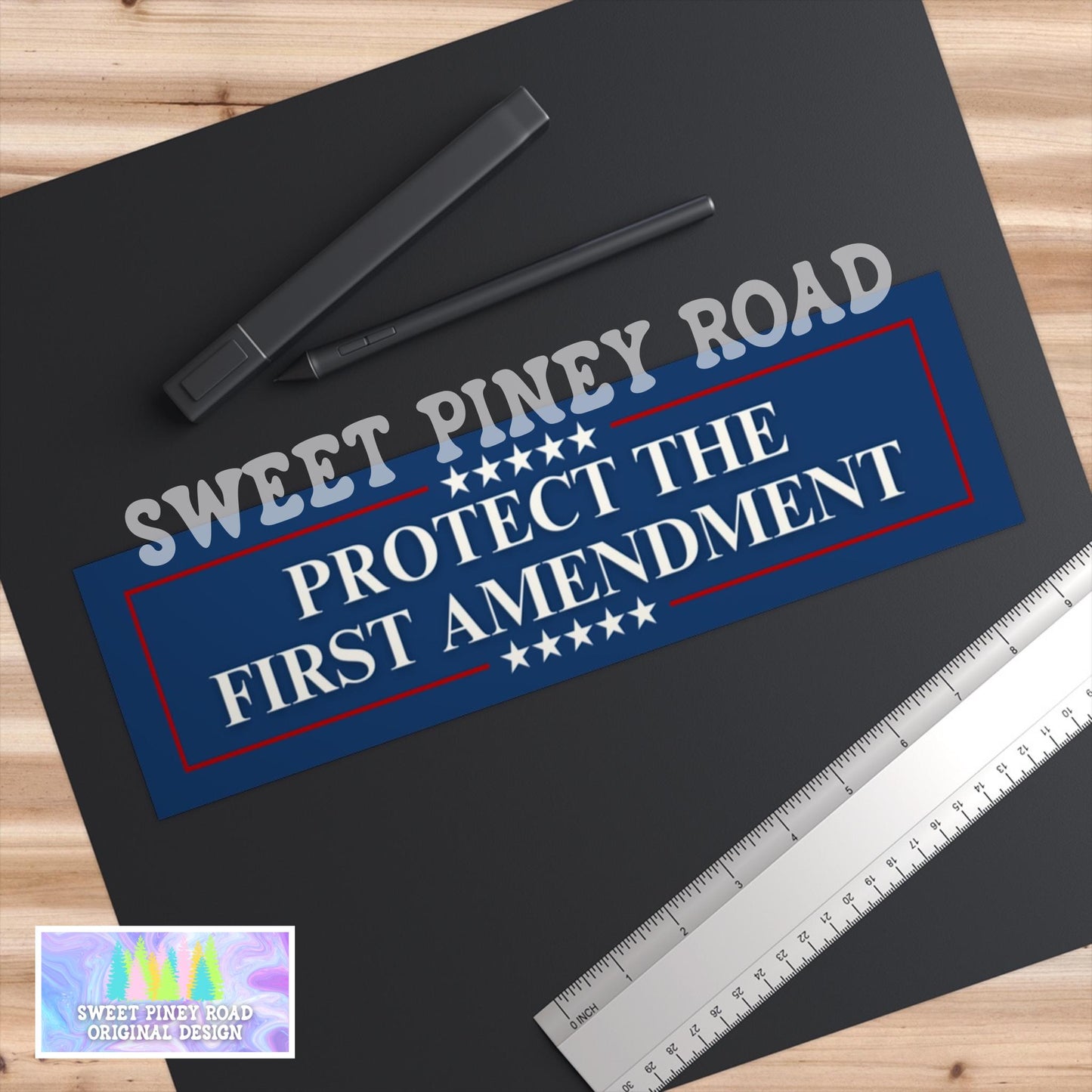 Protect The First Amendment Car Magnet, Defend The Constitution Bumper Sticker, Freedom Of Speech Decal, Fight For American Rights Anti MAGA