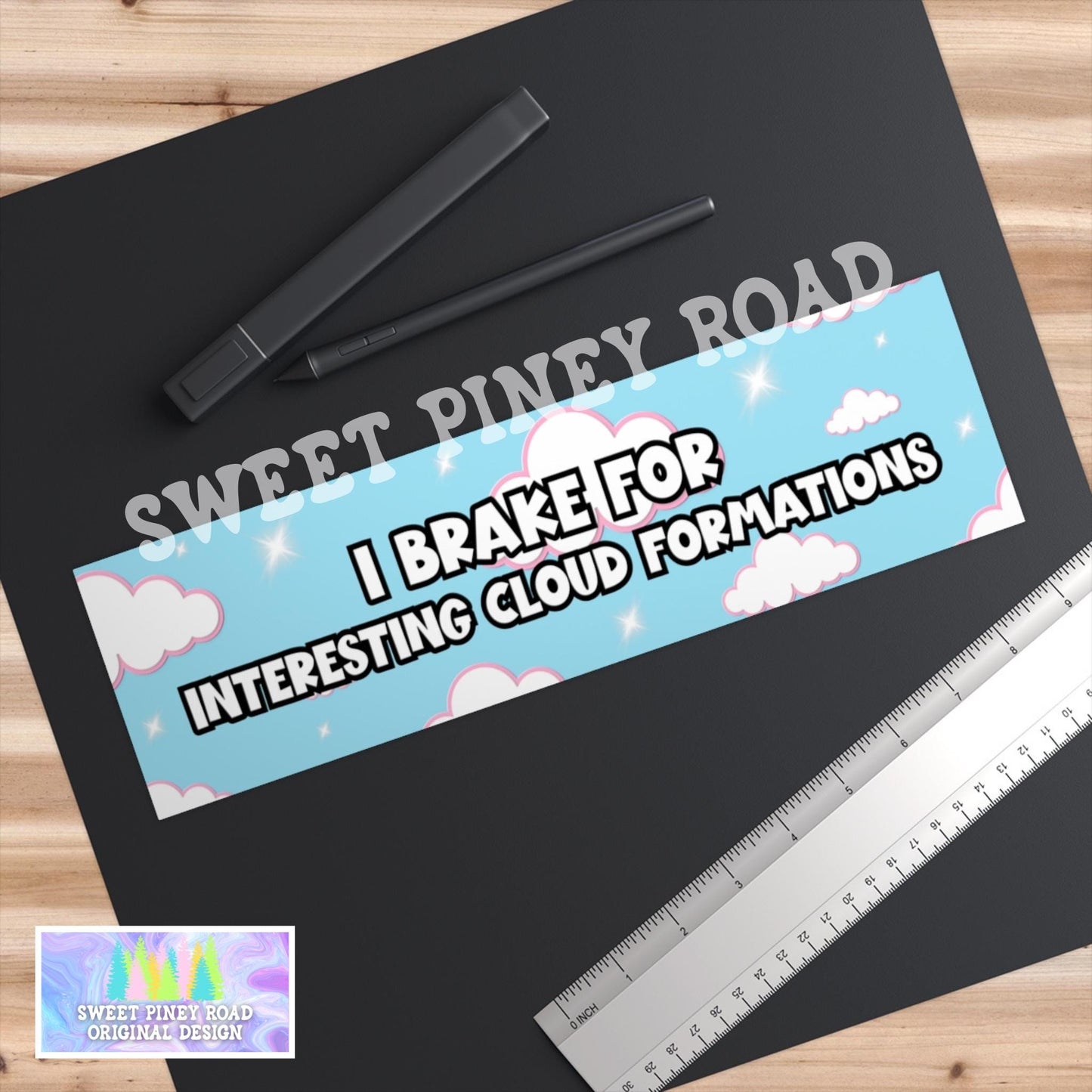 Cloud Formations Car Magnet, Cute Cloud Lover Bumper Sticker, Nature Is Beautiful Decal, Y2k Sky Girly Design Ideas Gift For Friend, Gen Z