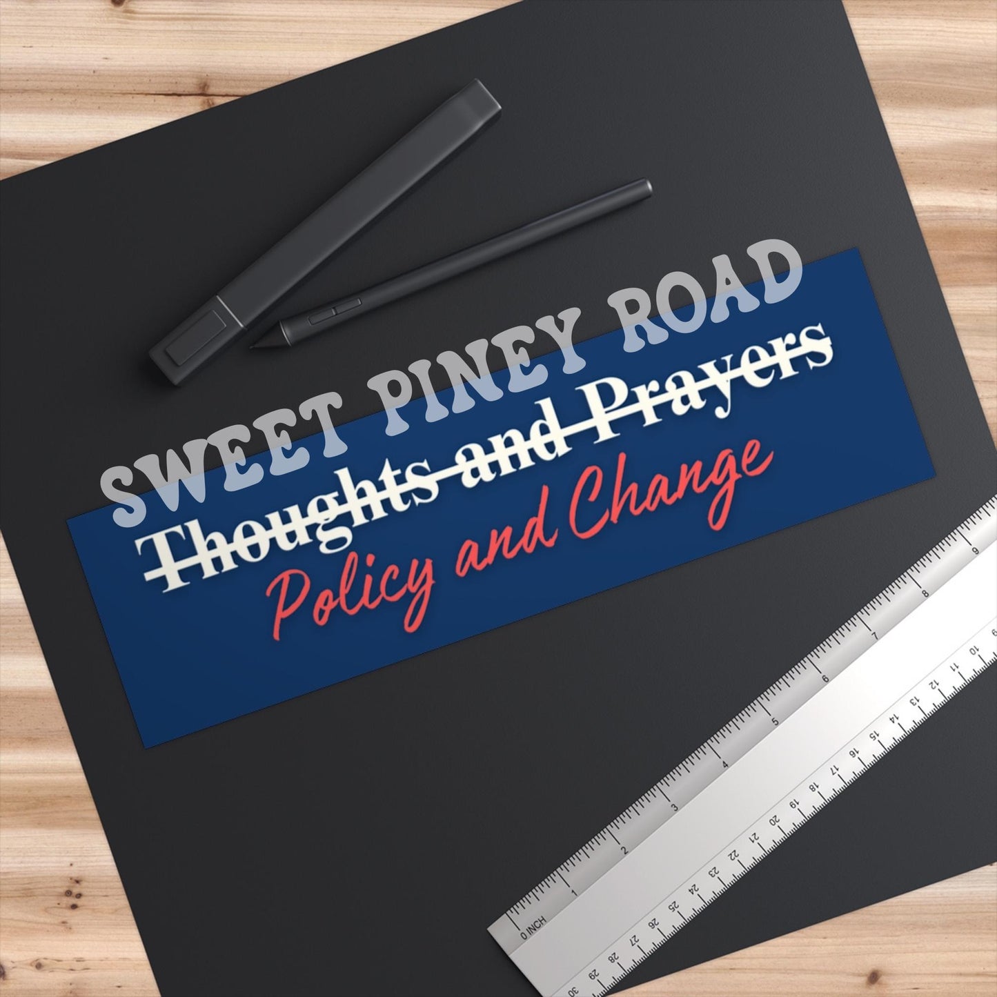 Policy And Change Gun Reform Now Car Magnet, Anti-Gun Quote for Control Bumper Sticker, Thoughts And Prayers Slogan Decal, Victim Timelines