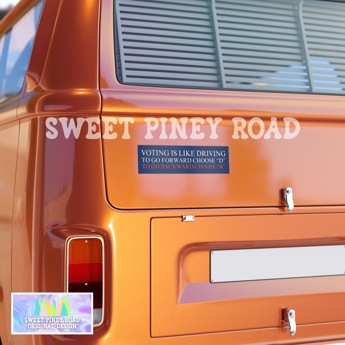 Voting Is Like Driving Car Magnet, Funny Political Bumper Sticker, Anti Trump FDT, Feminist Liberal Gift, Resist The Patriarchy, Abolish ICE