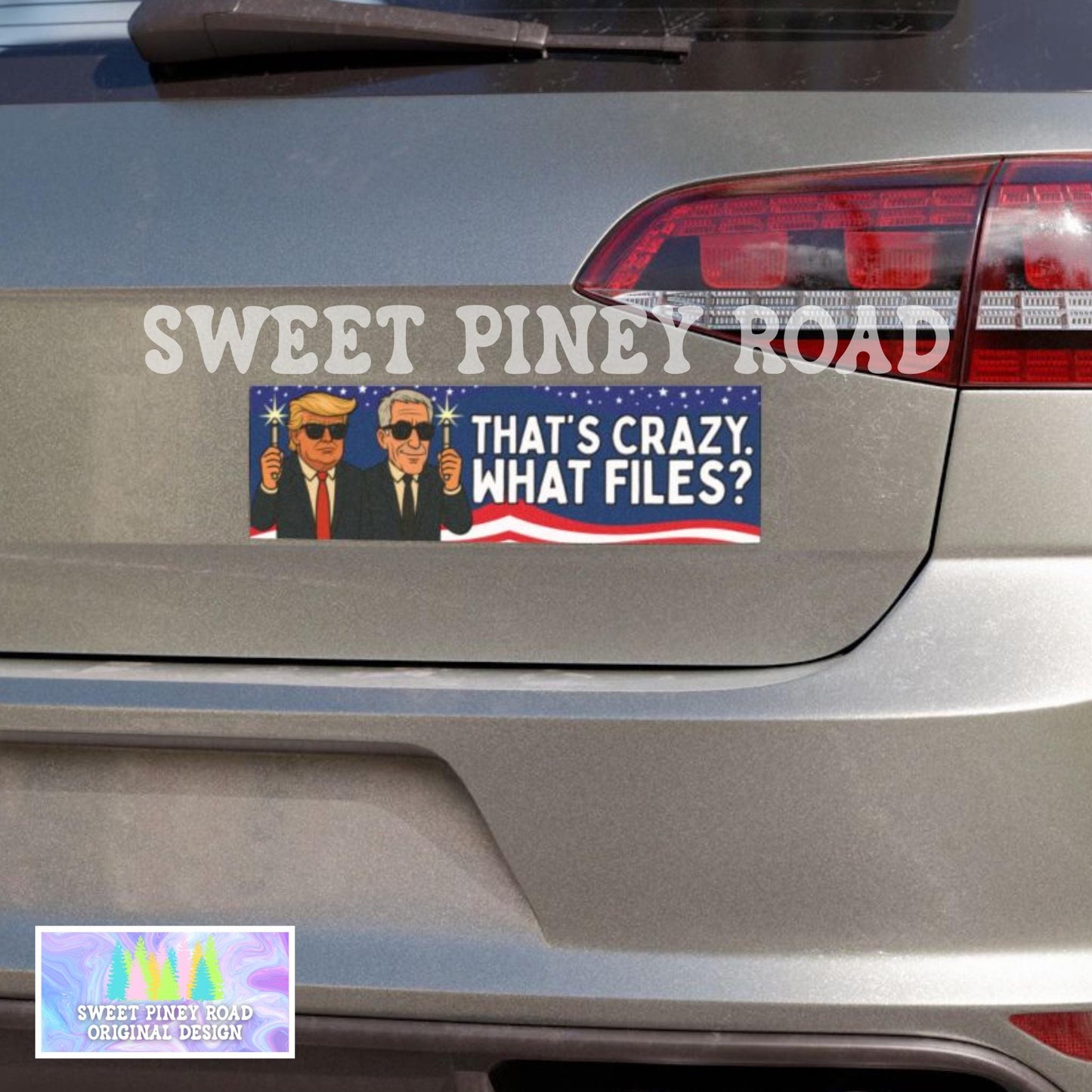Anti Trump Epstein Files Car Magnet, Funny Political Protest Bumper Sticker, Keep Fighting The Good Fight No Kings, FDT Satire Gag Gift Idea