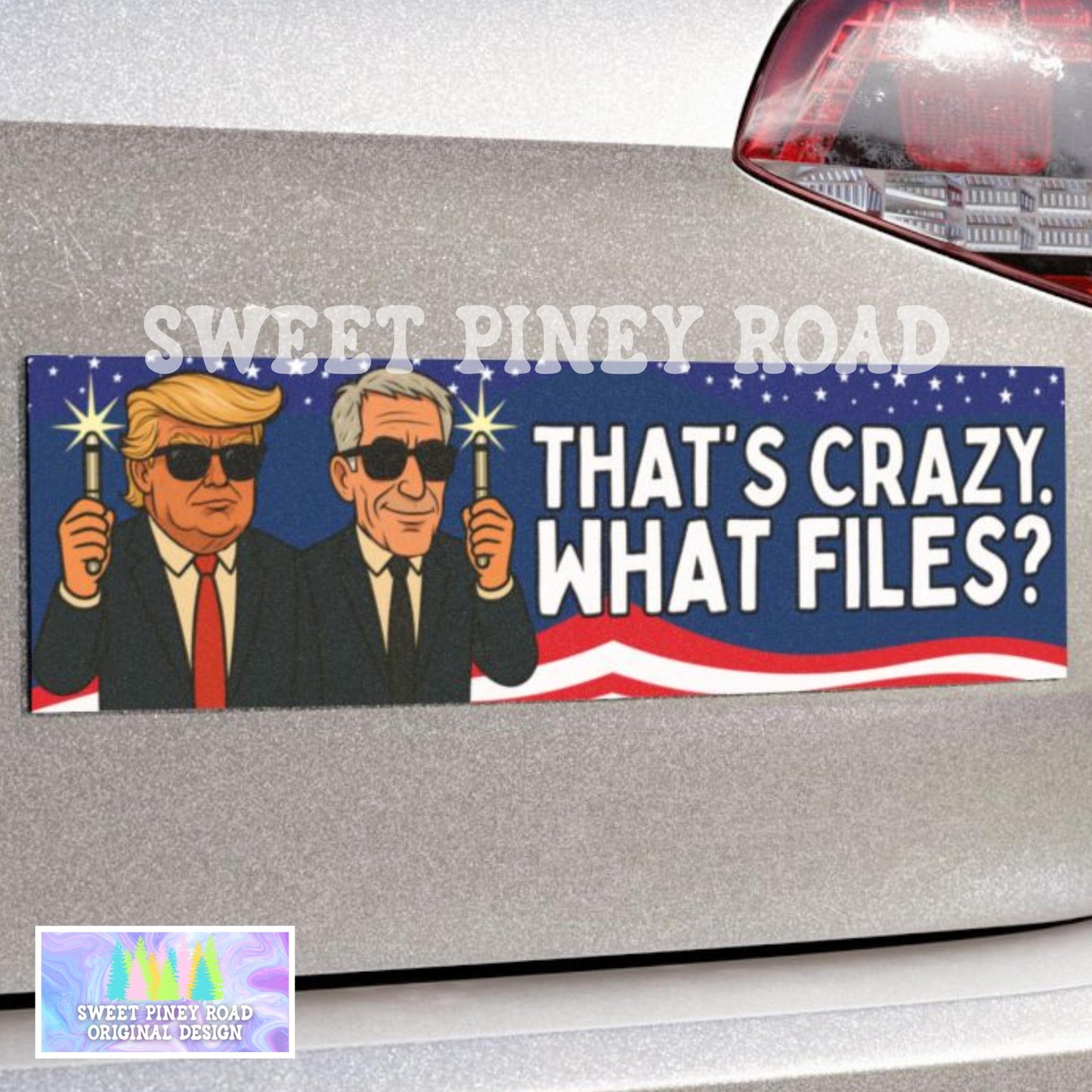 Anti Trump Epstein Files Car Magnet, Funny Political Protest Bumper Sticker, Keep Fighting The Good Fight No Kings, FDT Satire Gag Gift Idea