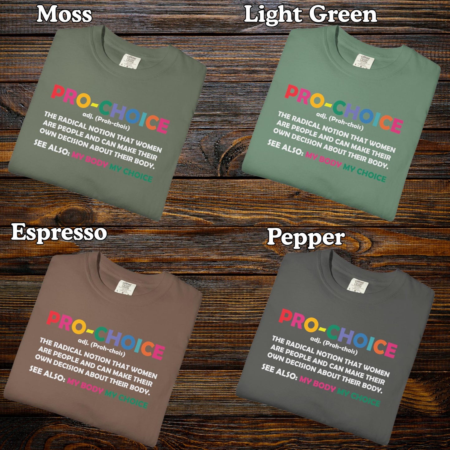 Pro Choice Feminist Tshirt, Womens Rights T-Shirt, Roe vs. Wade Tee, My Body My Choice Rainbow Shirt, Anti Trump FDT Top, Cute Feminine Rage
