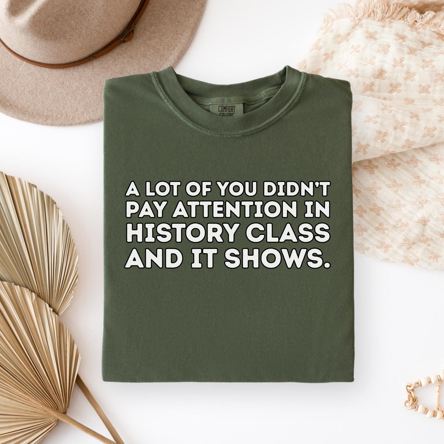 Didn't Pay Attention In History Class T Shirt, Anti MAGA Trump Tee, Progressive Liberal Feminist Tshirt, Political Leftist Shirt, FDT Gift