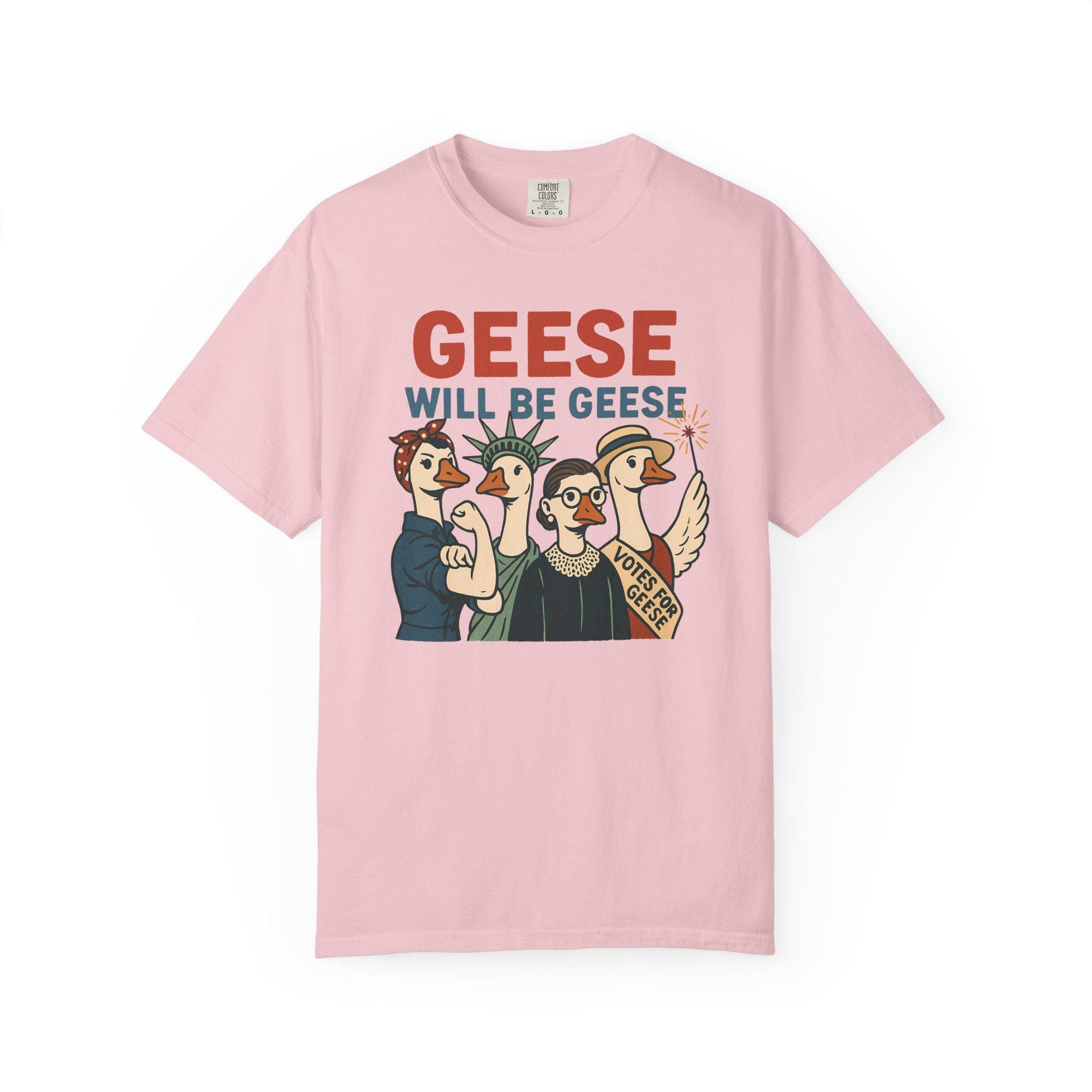 Feminist Quote Tshirt, Gift For Her, Goose T-Shirt Womens Rights, Ruth Bader Tee, Lady Liberty Shirt, We Can Do It Equality Lady Empowerment