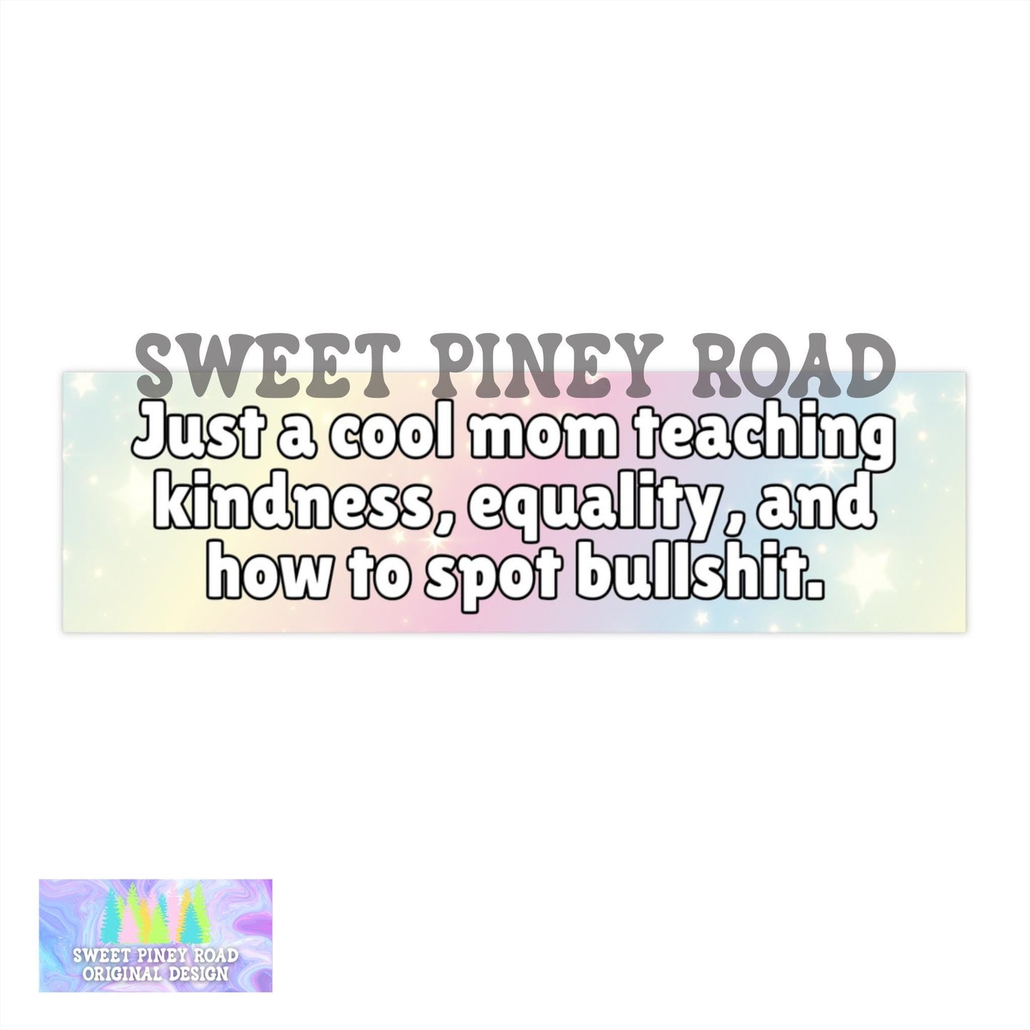 Liberal Mom Raising Democrats Car Magnet, Cute Funny Bumper Sticker, Anti Trump FDT Waterproof, Cool Mama Feminist Activist Gift For Leftist