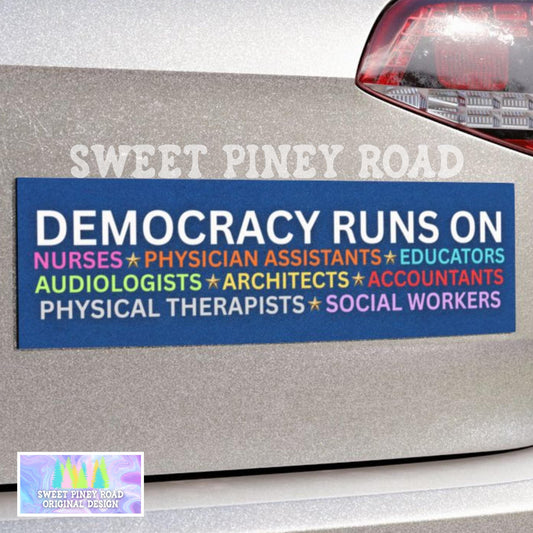 Anti Trump Protect Professionals Car Magnet, Protect The Department of Education Bumper Sticker, Say No To The Big Beautiful Bill, FDT Gift