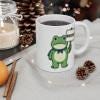 Portland Frog Resist Mug, Anti-Trump Ceramic Coffee Cup, Anti Ice Humor Gift Idea, Cute Frogs Rally Protest Merch, Leftist Equality FDT Mug