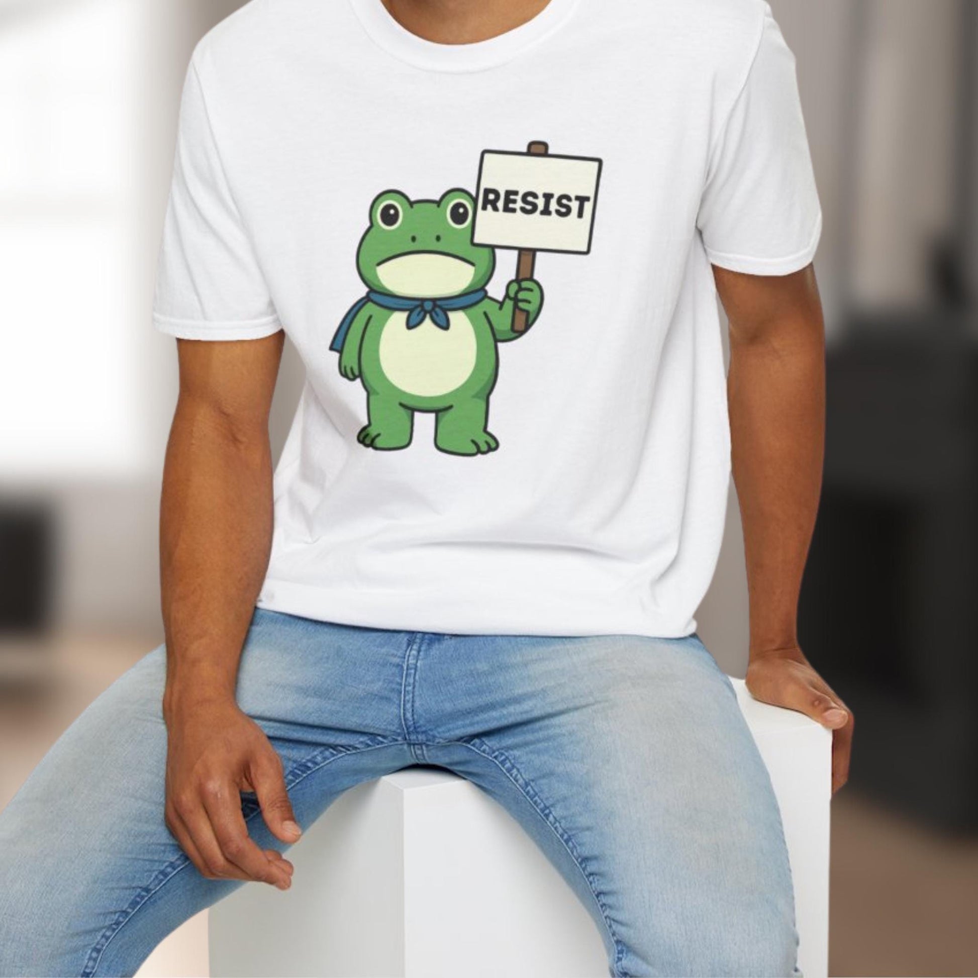 Portland Frog Resist Shirt, Anti-Trump T-Shirt, Anti ICE Political Humor Tee Gift Idea, Cute Frogs Protest Rally Merch, Immigration T Shirts