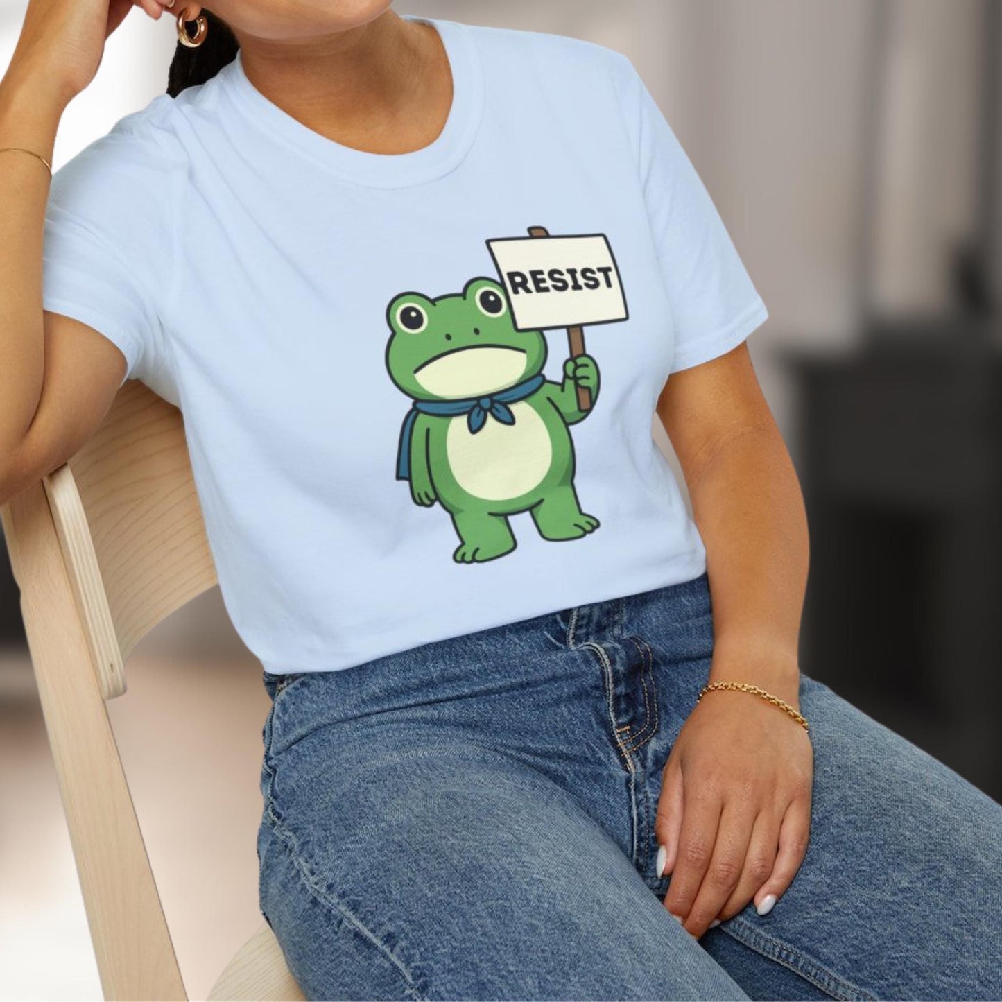 Portland Frog Resist Shirt, Anti-Trump T-Shirt, Anti ICE Political Humor Tee Gift Idea, Cute Frogs Protest Rally Merch, Immigration T Shirts