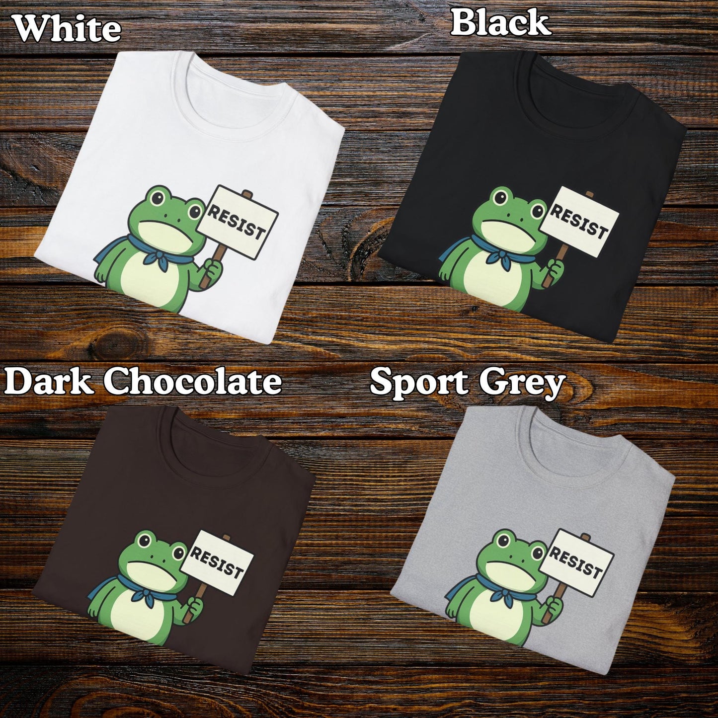 Portland Frog Resist Shirt, Anti-Trump T-Shirt, Anti ICE Political Humor Tee Gift Idea, Cute Frogs Protest Rally Merch, Immigration T Shirts