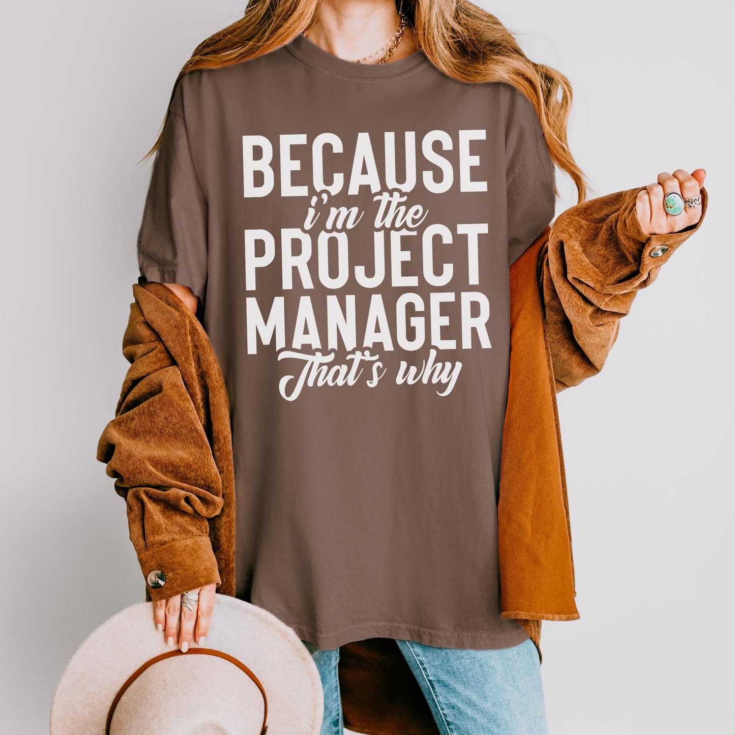 Comfort Colors® Project Manager Shirt, Personalized Project Management Tee, Custom PM Graphic, Humor Coworker Shirt, Custom Design Tshirt