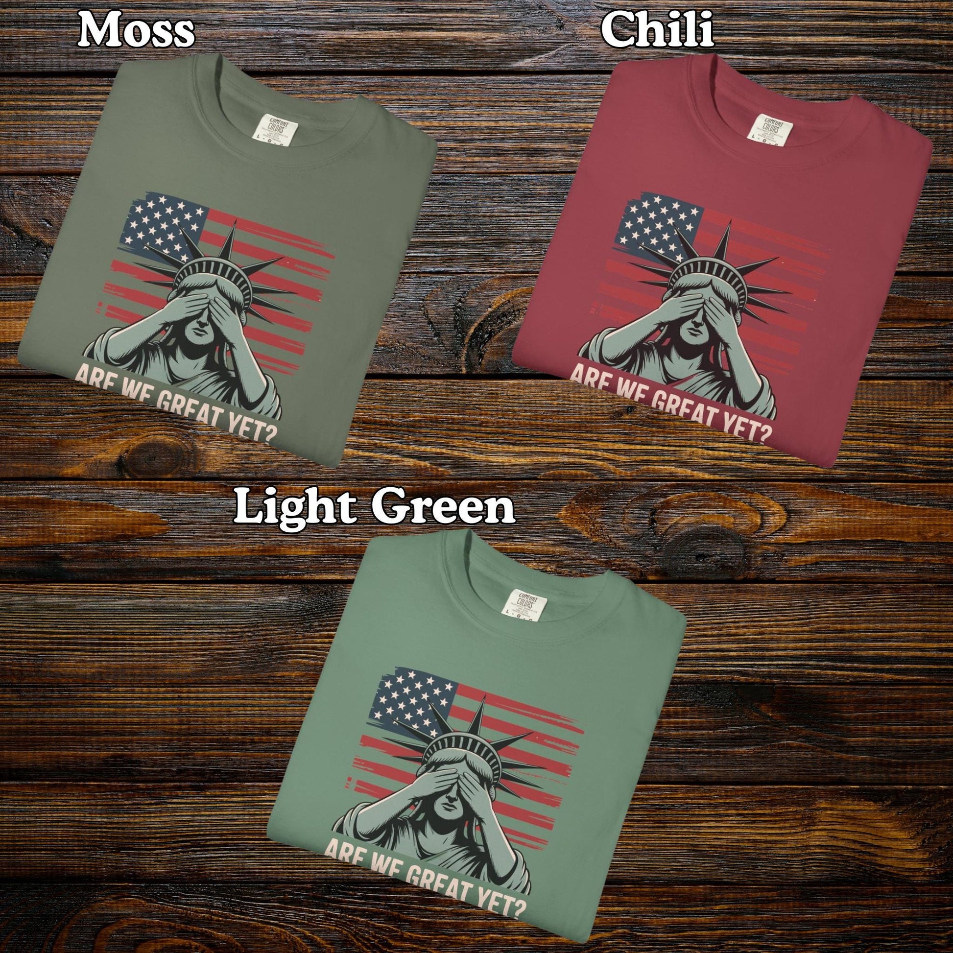Are We Great Yet Embarrassed Shirt, Anti Trump FDT Empowerment T-Shirt, Lady Liberty TShirt, Eat The Rich Leftist Tee, Anti Trump Anti MAGA