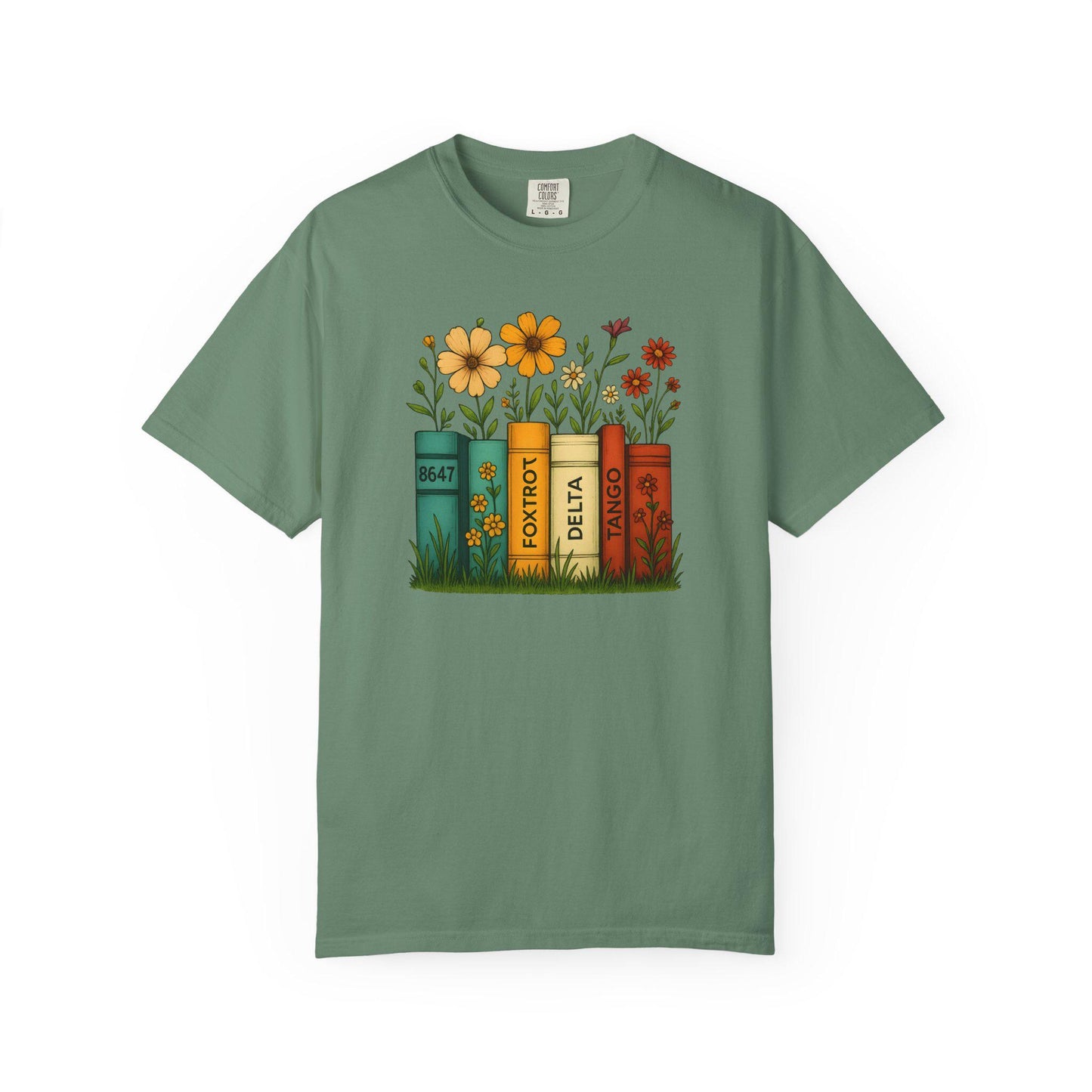 Foxtrot Delta Tango Tshirt, Subtle FDT Shirt, 8647 Anti Trump Tee, Progressive Socialist Flowers Banned Books T-Shirt