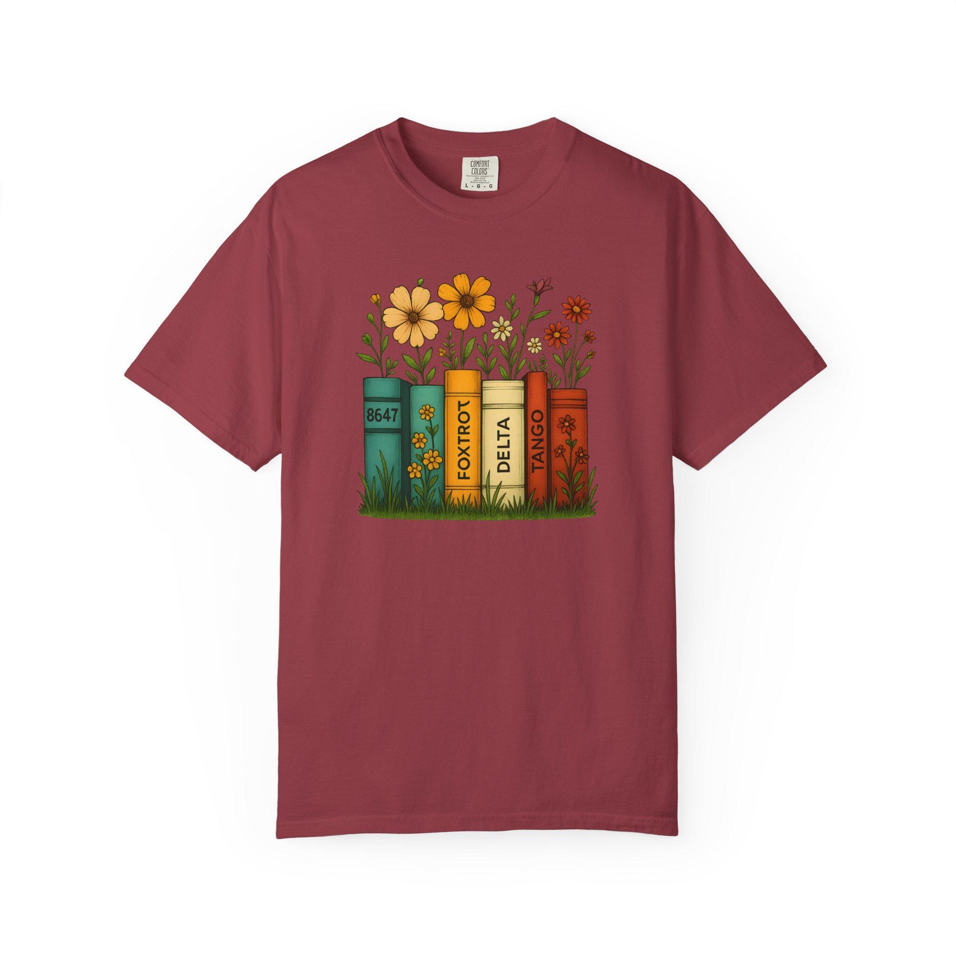 Foxtrot Delta Tango Tshirt, Subtle FDT Shirt, 8647 Anti Trump Tee, Progressive Socialist Flowers Banned Books T-Shirt