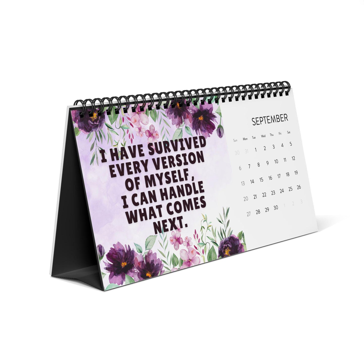 Women's Affirmation 2026 Desktop Calendar, Woman Motivational Decor, Inspirational Positive Thoughts For Women, Empowerment New Year New Me