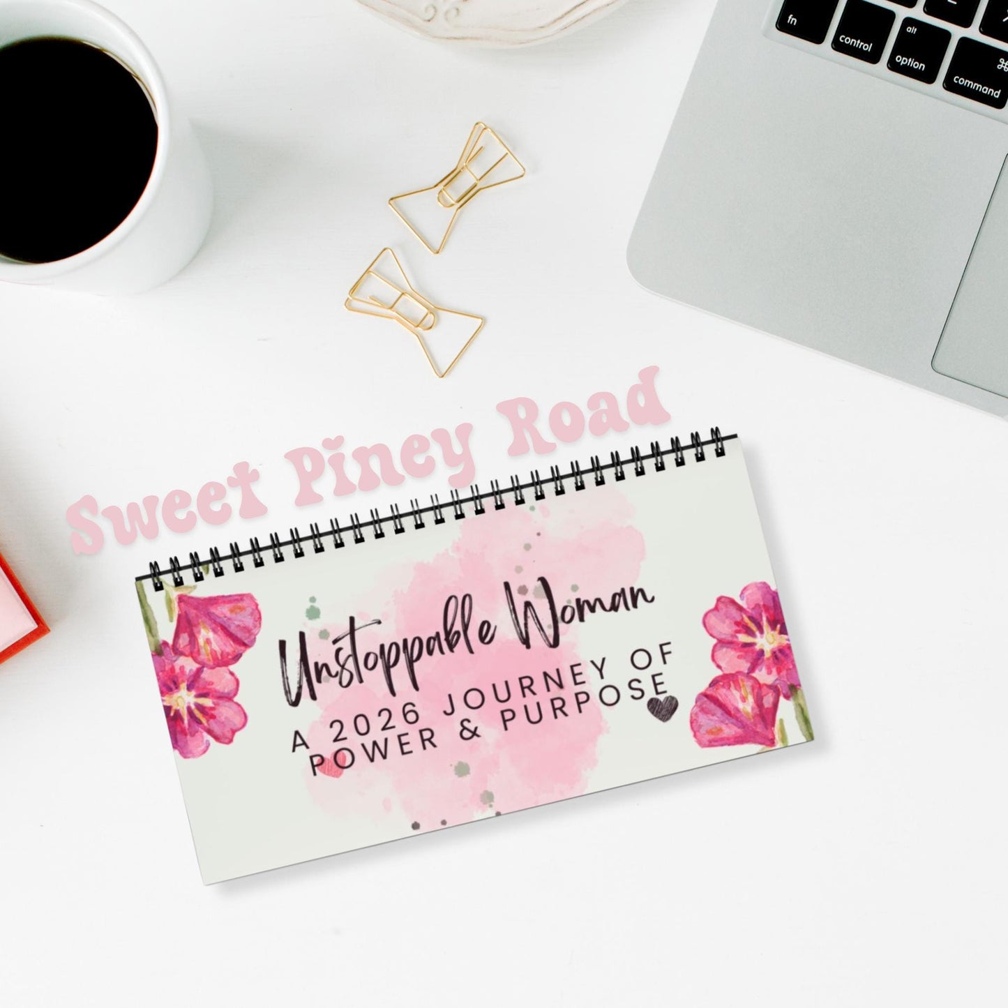 Women's Affirmation 2026 Desktop Calendar, Woman Motivational Decor, Inspirational Positive Thoughts For Women, Empowerment New Year New Me