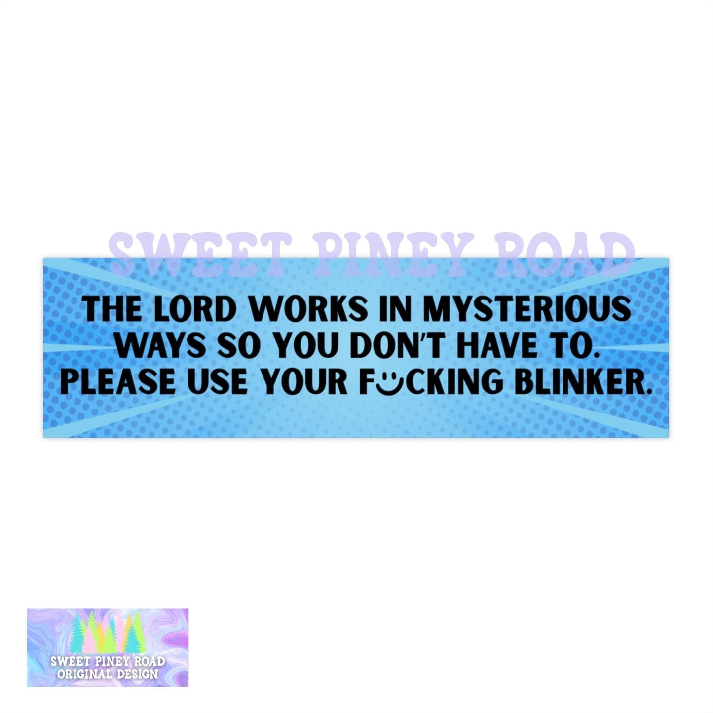 Use Your Blinker Car Magnet, Funny Bumper Sticker For People Who Don't Use Turn Signals, Hilarious Gag Gift For Friend, Joke Humor Road Rage