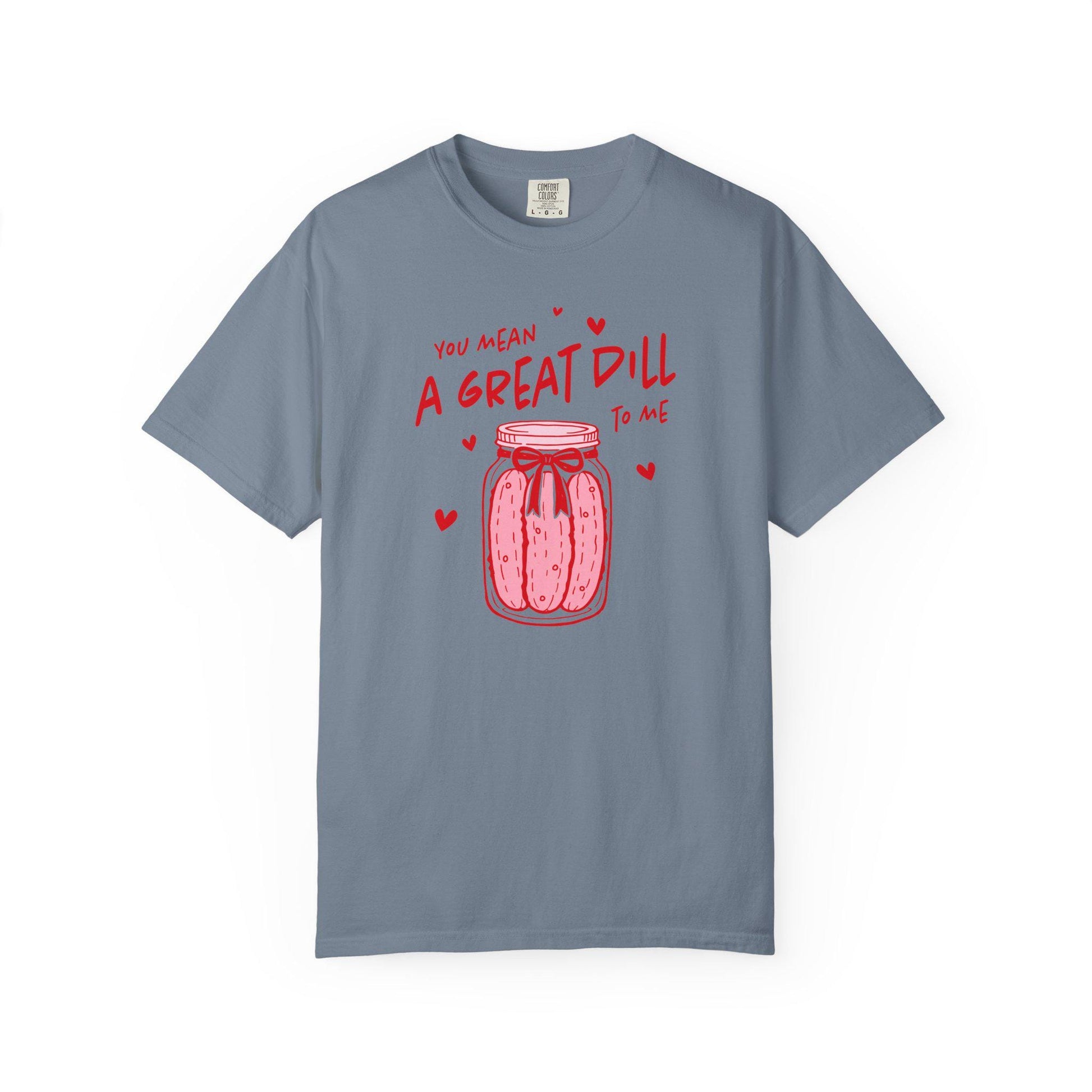 Valentines Day Dill Pickle Tshirt, Pink Lover of Pickles Tee, Shirt For Partner, Funny T-Shirt