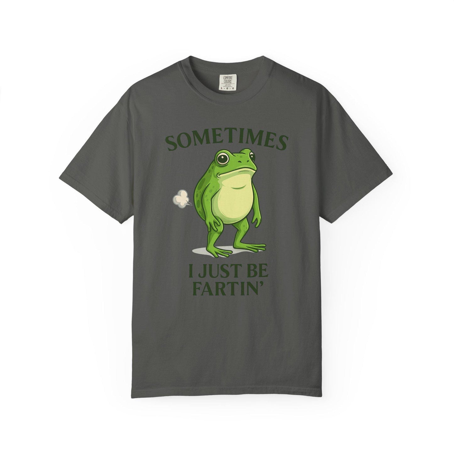 Farting Frog Tshirt, Hilarious Gag Gift Toad Shirt, Flatulence Tee, Goofy Meme Animal Lover T-Shirt