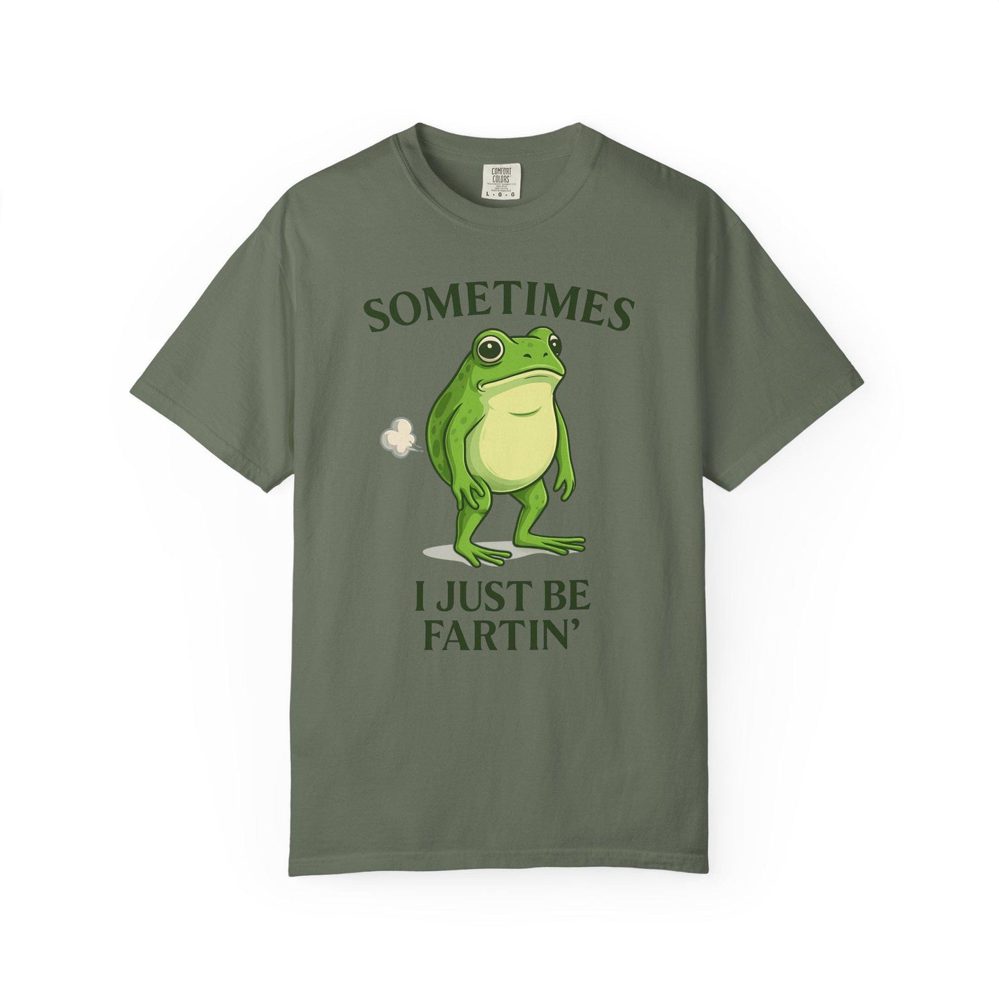 Farting Frog Tshirt, Hilarious Gag Gift Toad Shirt, Flatulence Tee, Goofy Meme Animal Lover T-Shirt