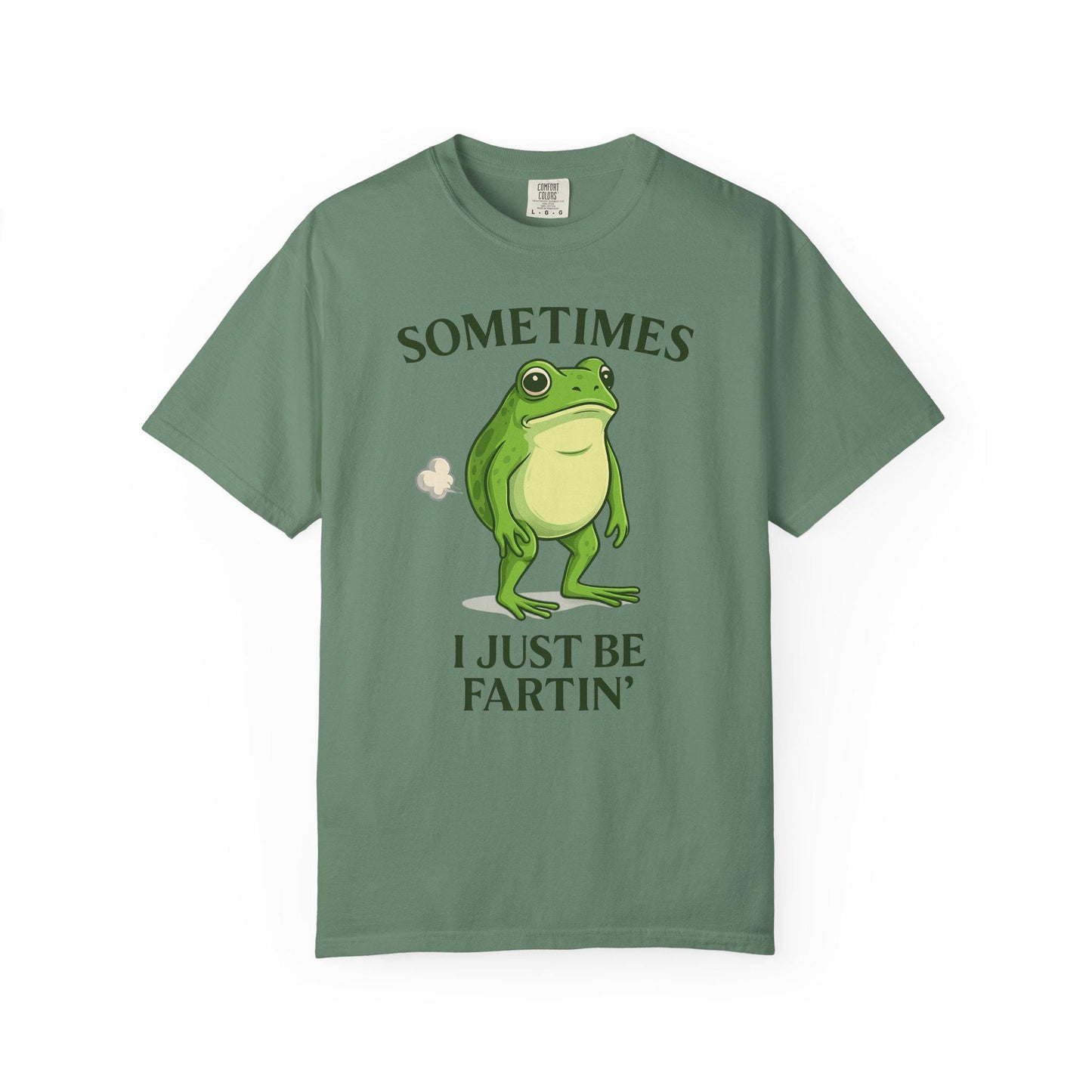 Farting Frog Tshirt, Hilarious Gag Gift Toad Shirt, Flatulence Tee, Goofy Meme Animal Lover T-Shirt