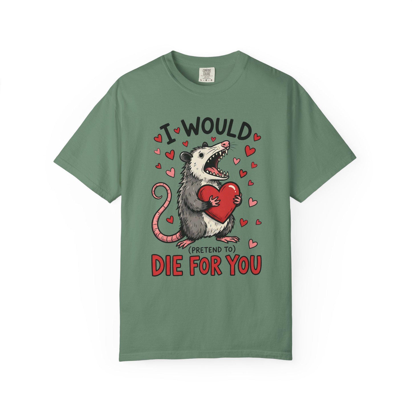 Funny Possum TShirt, Valentine’s Day Tee, Gag Gift Shirt, Animal Lover T-Shirt Idea