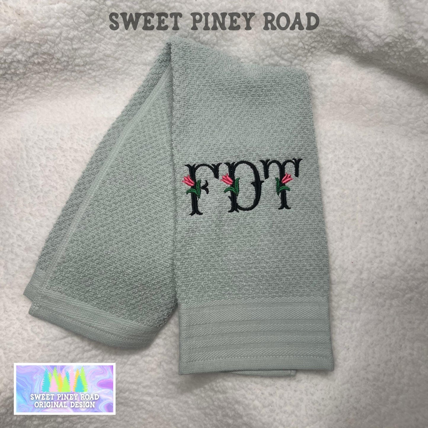 Subtle Anti Trump Hand Towel, F*ck Trump Liberal Gift Political FDT Kitchen Funny Home Decor Eat The Rich Resist Floral Towels Protest Humor