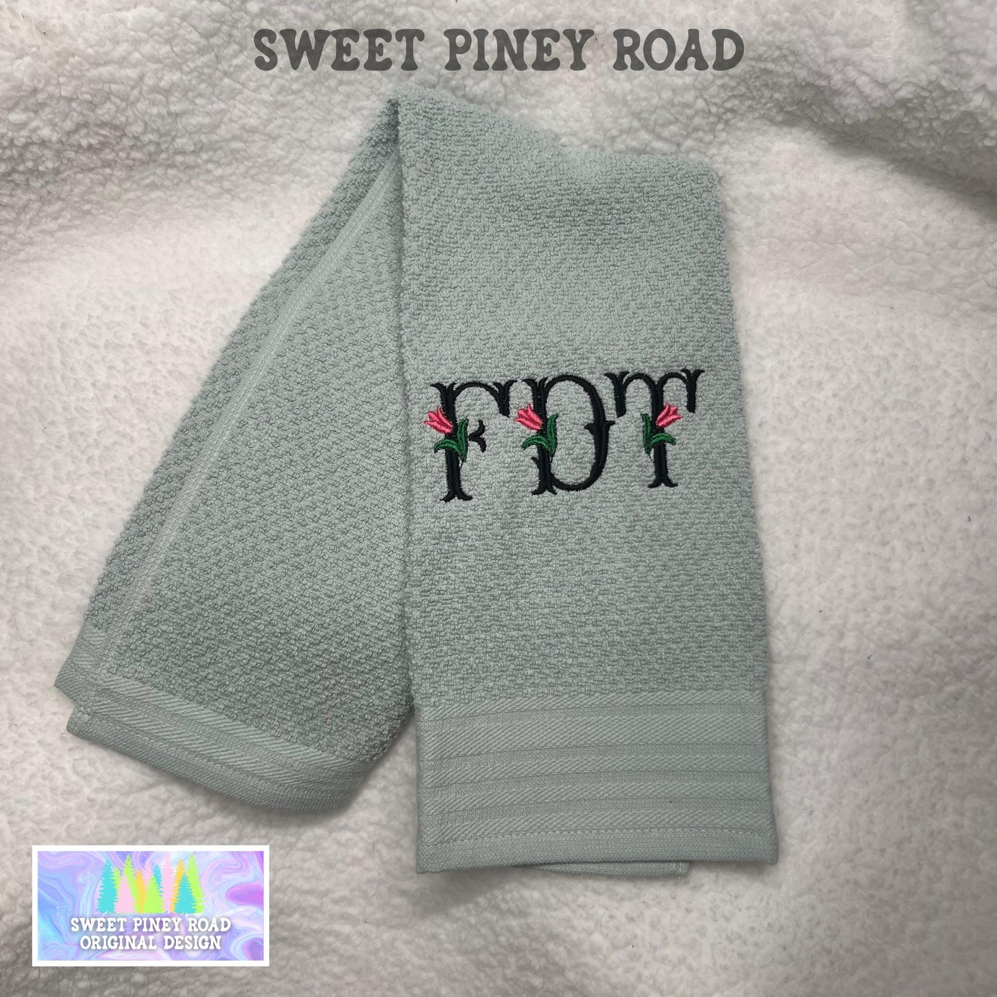 Subtle Anti Trump Hand Towel, F*ck Trump Liberal Gift Political FDT Kitchen Funny Home Decor Eat The Rich Resist Floral Towels Protest Humor
