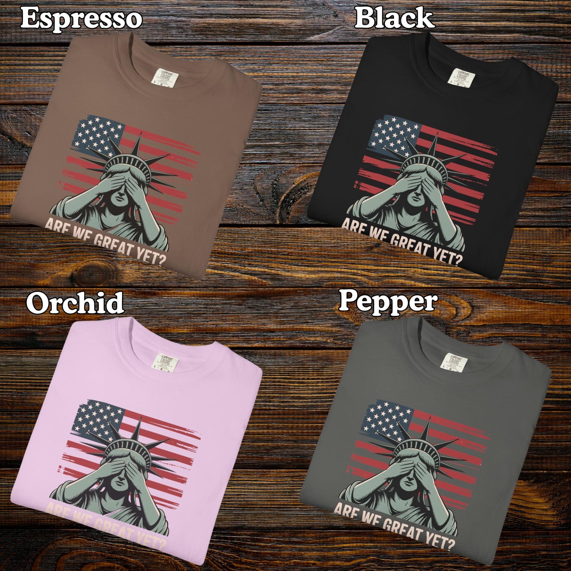Are We Great Yet Embarrassed Shirt, Anti Trump FDT Empowerment T-Shirt, Lady Liberty TShirt, Eat The Rich Leftist Tee, Anti Trump Anti MAGA
