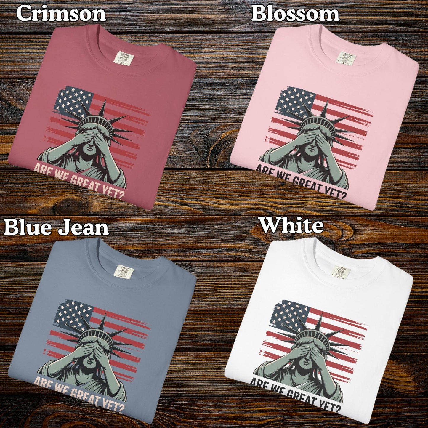Are We Great Yet Embarrassed Shirt, Anti Trump FDT Empowerment T-Shirt, Lady Liberty TShirt, Eat The Rich Leftist Tee, Anti Trump Anti MAGA