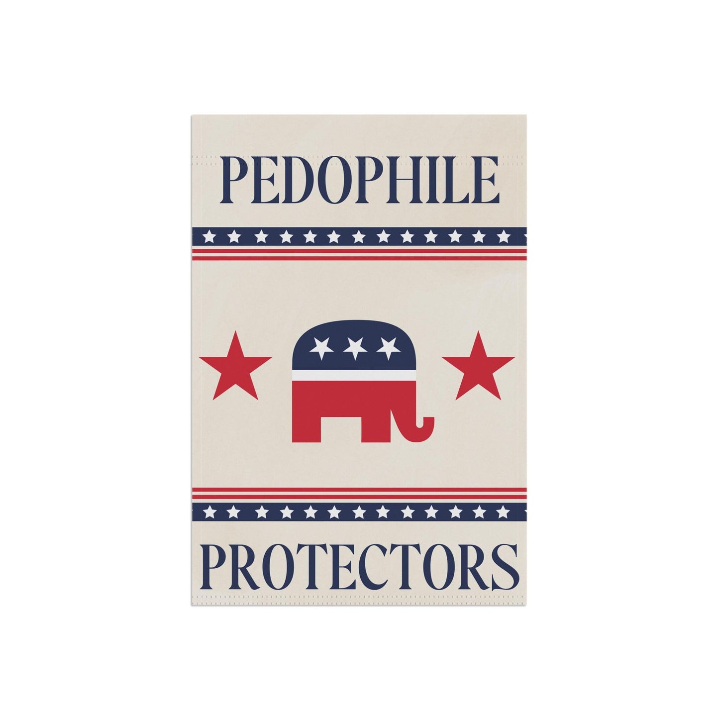 Republicans Are Pedo Protectors Garden Flag, Funny Anti-Trump Epstein Yard Banner, Anti-ICE Leftist Outdoor Decor