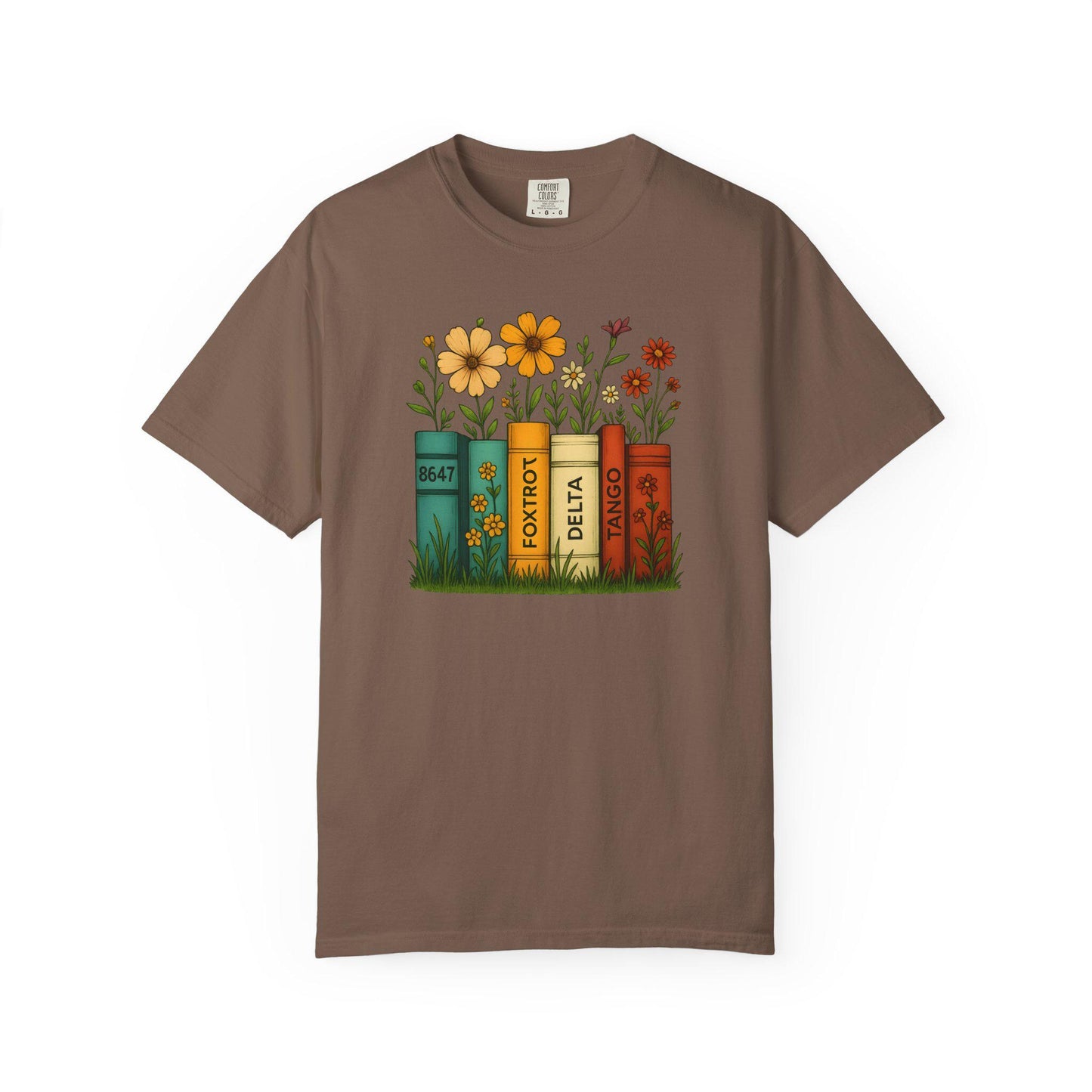 Foxtrot Delta Tango Tshirt, Subtle FDT Shirt, 8647 Anti Trump Tee, Progressive Socialist Flowers Banned Books T-Shirt