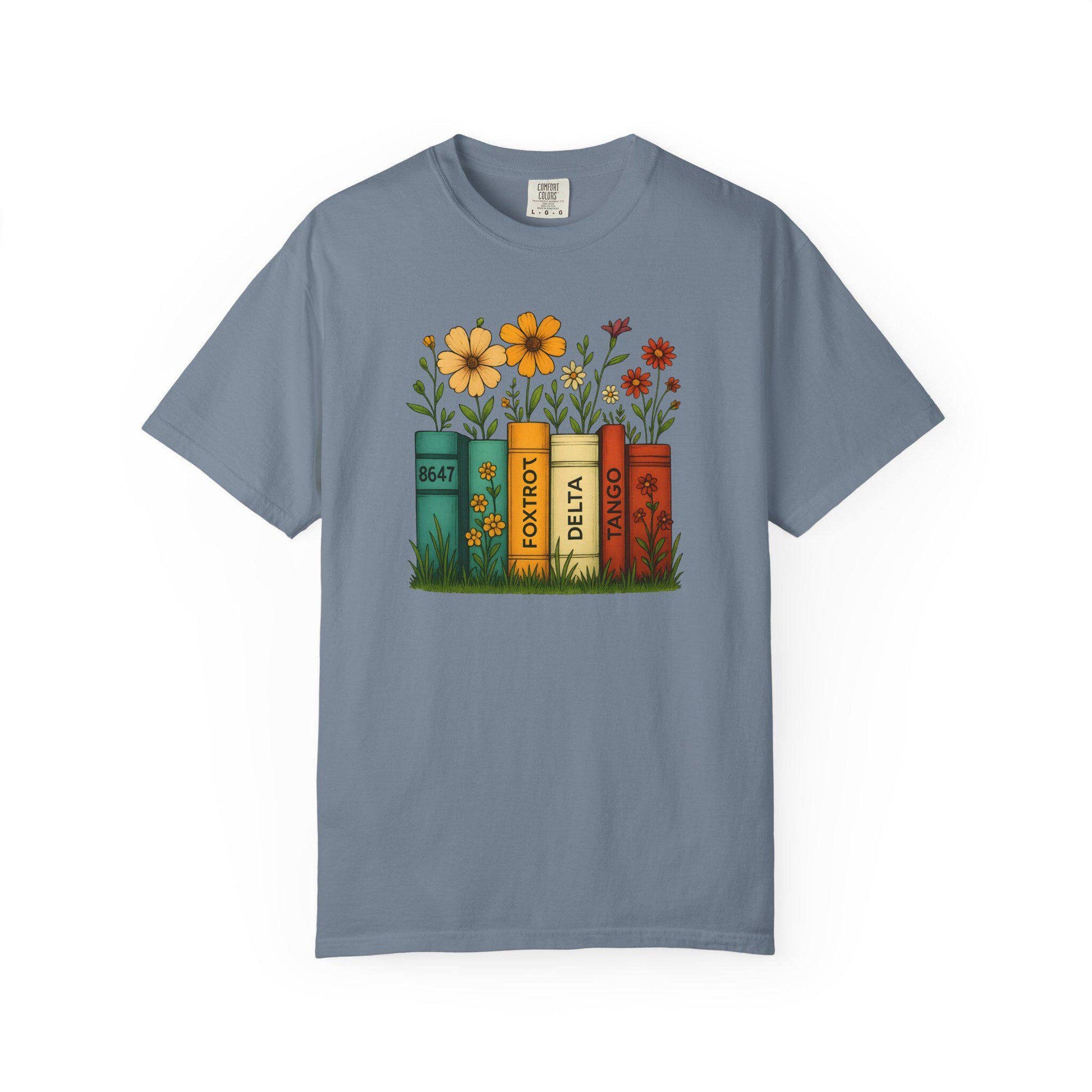 Foxtrot Delta Tango Tshirt, Subtle FDT Shirt, 8647 Anti Trump Tee, Progressive Socialist Flowers Banned Books T-Shirt