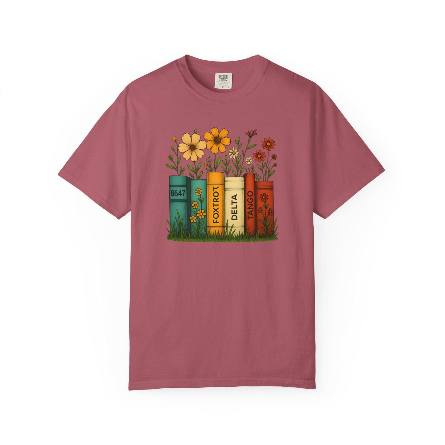 Foxtrot Delta Tango Tshirt, Subtle FDT Shirt, 8647 Anti Trump Tee, Progressive Socialist Flowers Banned Books T-Shirt
