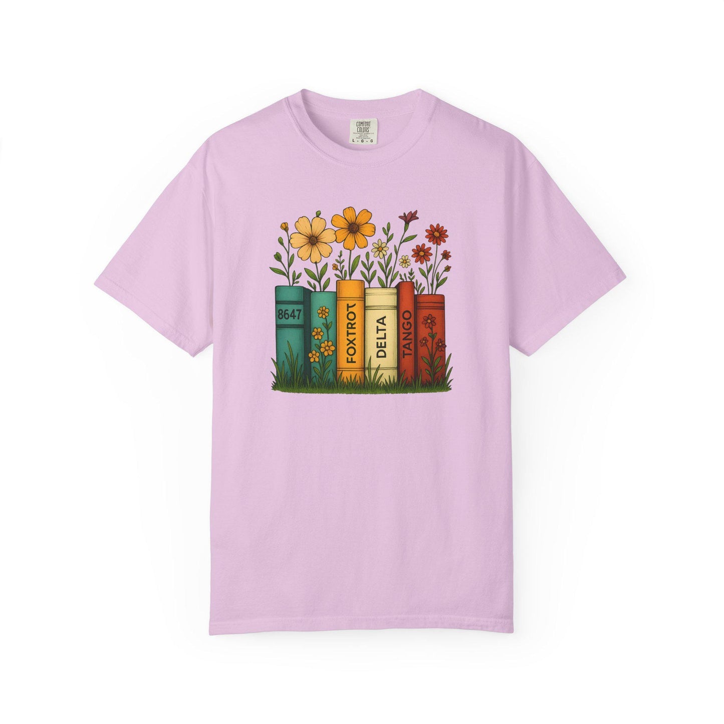 Foxtrot Delta Tango Tshirt, Subtle FDT Shirt, 8647 Anti Trump Tee, Progressive Socialist Flowers Banned Books T-Shirt