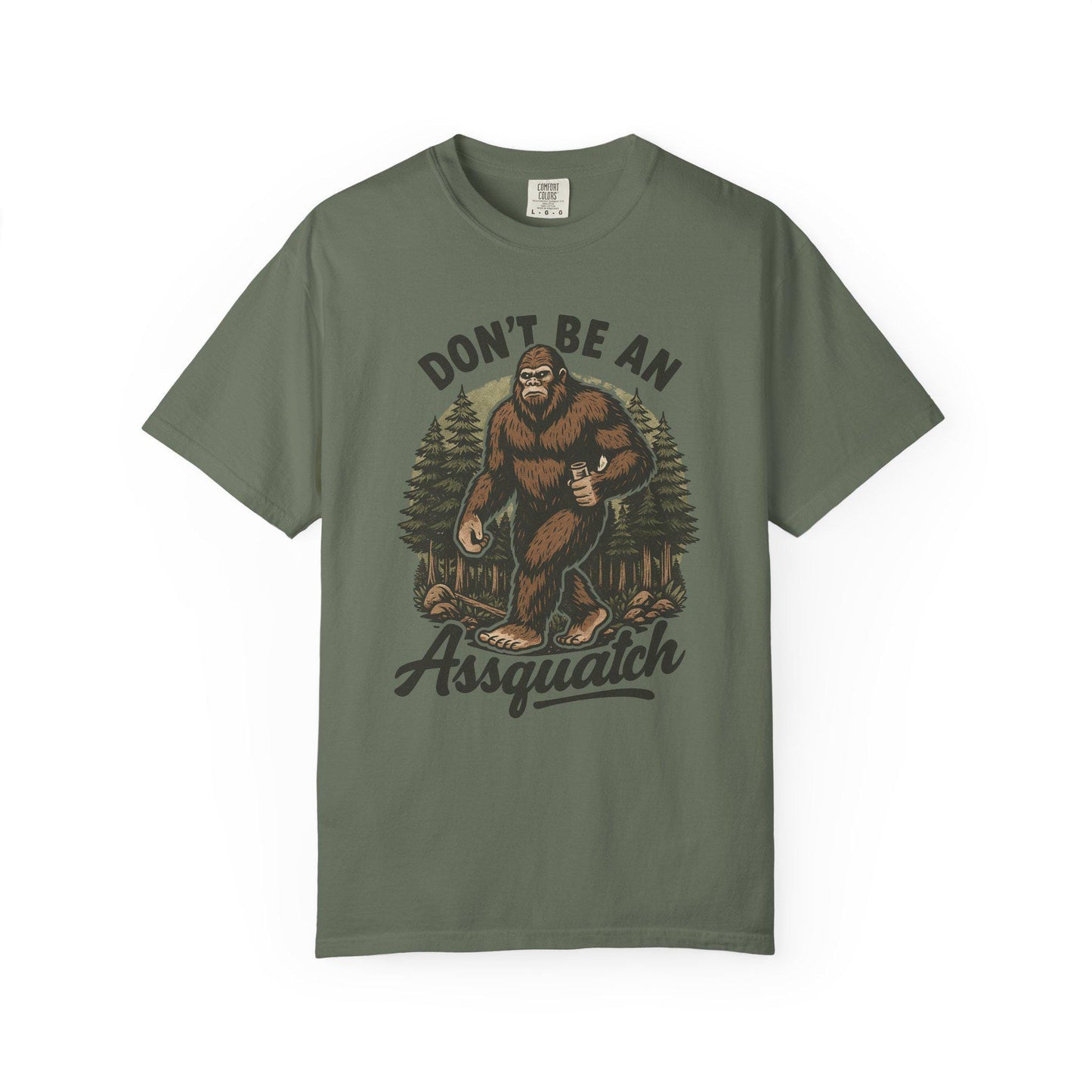 Assquatch Tshirt, Funny Sasquatch Shirt, Big Foot Gag Gift Tee, Hilarious Trendy Meme T-Shirt For Friend