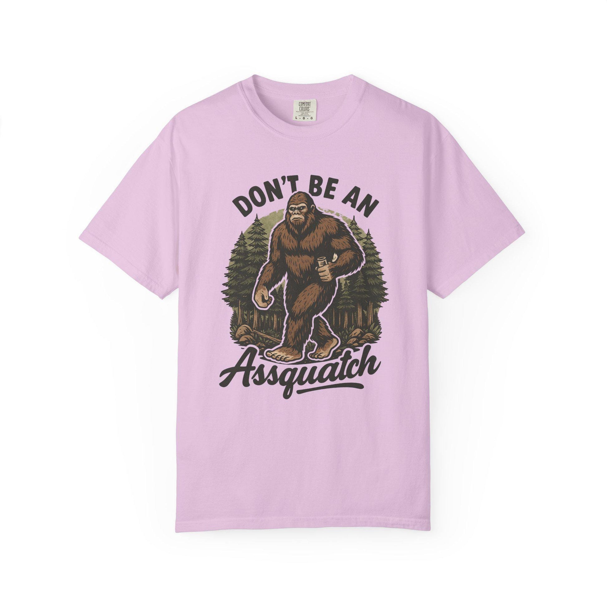 Assquatch Tshirt, Funny Sasquatch Shirt, Big Foot Gag Gift Tee, Hilarious Trendy Meme T-Shirt For Friend