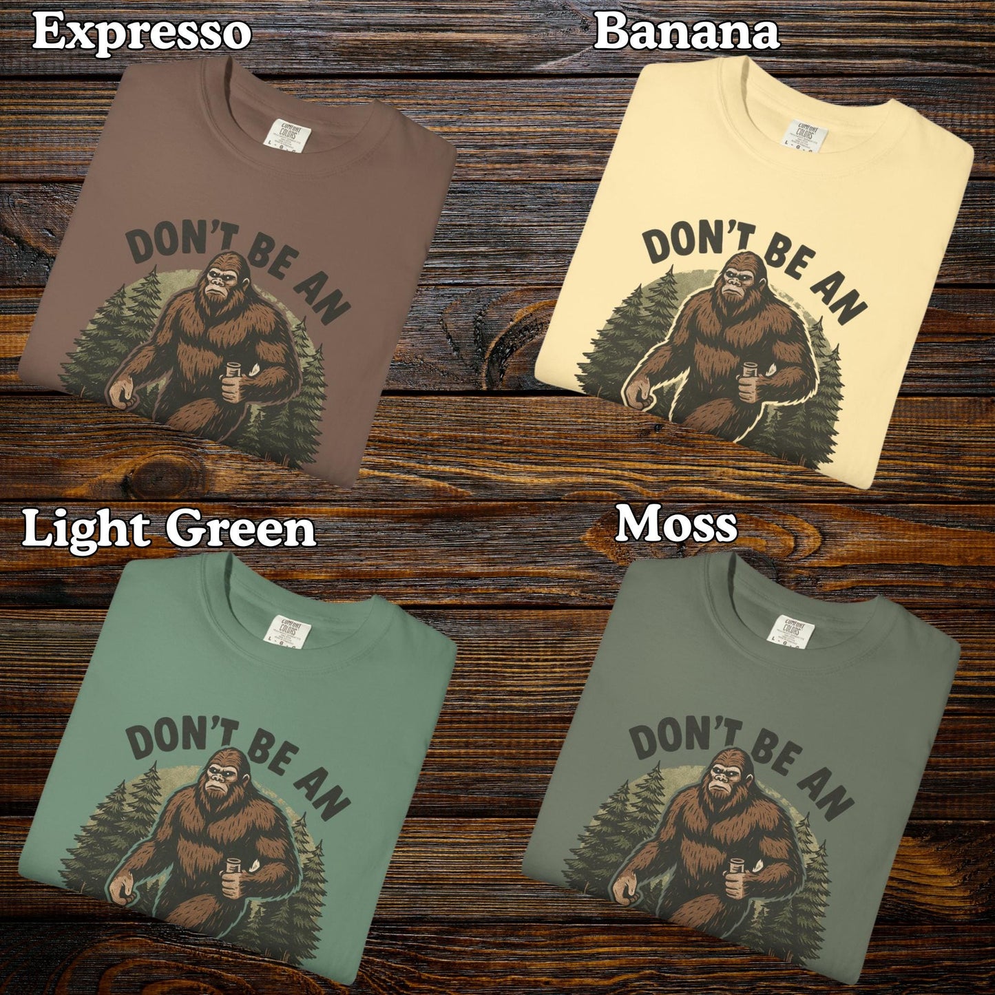 Assquatch Tshirt, Funny Sasquatch Shirt, Big Foot Gag Gift Tee, Hilarious Trendy Meme T-Shirt For Friend