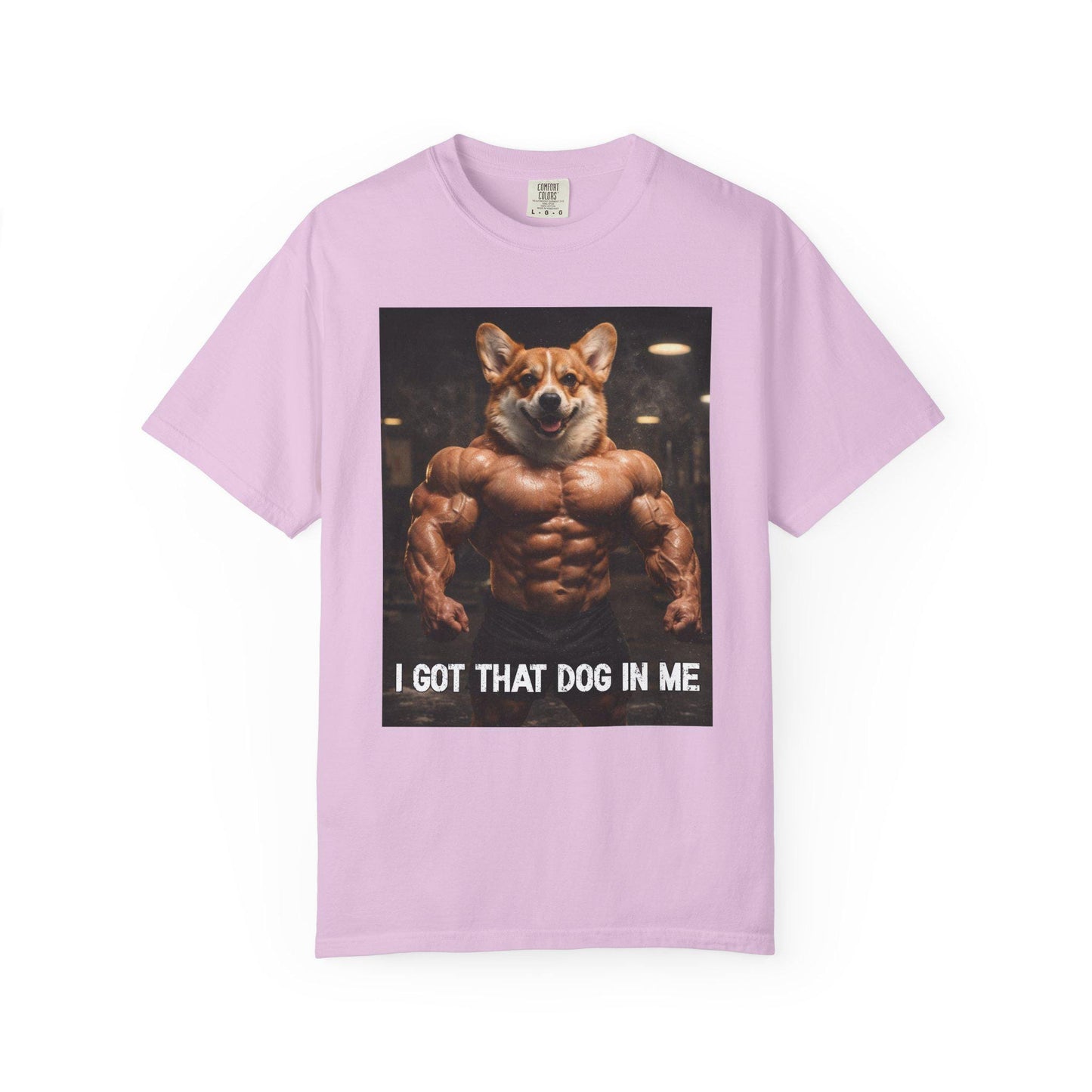 I Got That Dog In Me T-Shirt, Corgi Shirt, Vintage Destressed Gym Rat Tshirt, Brainrot Dog Tee, Gen Z Joke Doggy Lover Comfort Colors®
