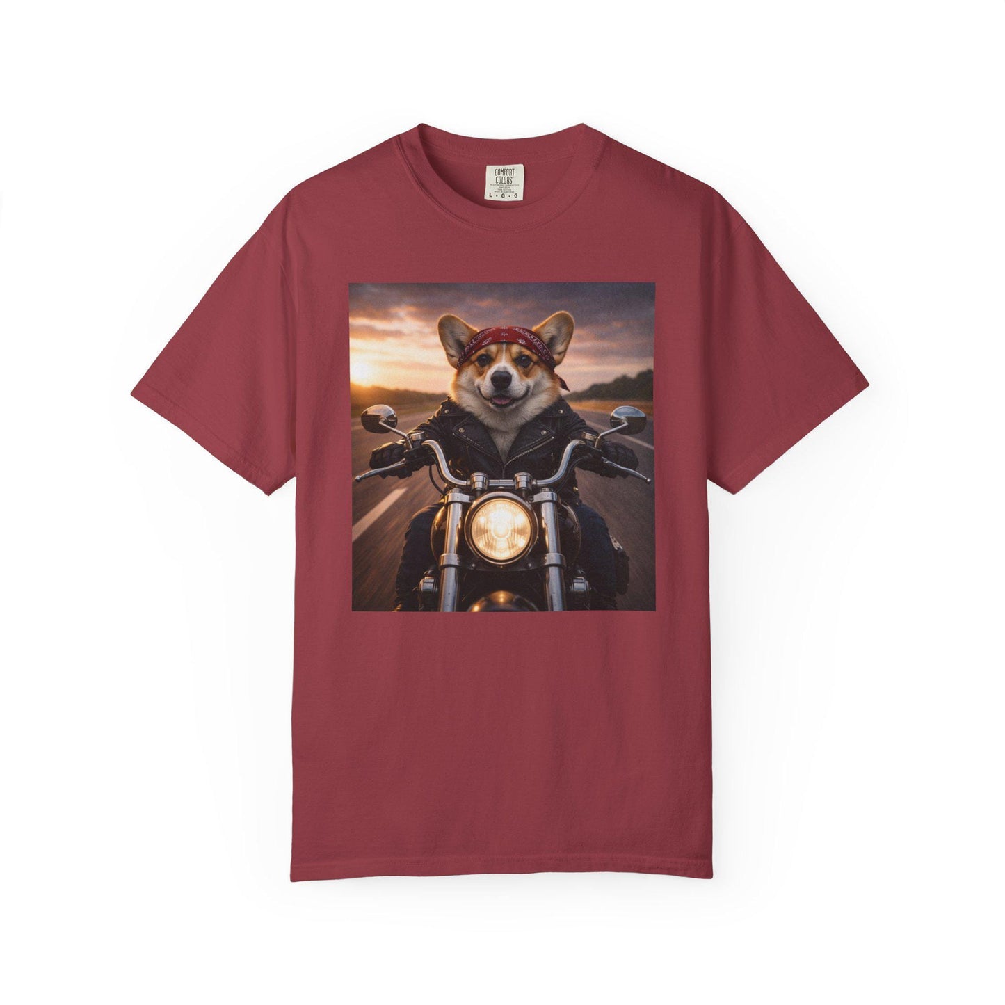 Biker Corgi Shirt, Hilarious Bike Life T-Shirt, Dog On Motorcycle Tshirt, Tee For Biker Husband Fathers Day Idea, Corgi Dad Gag Gift